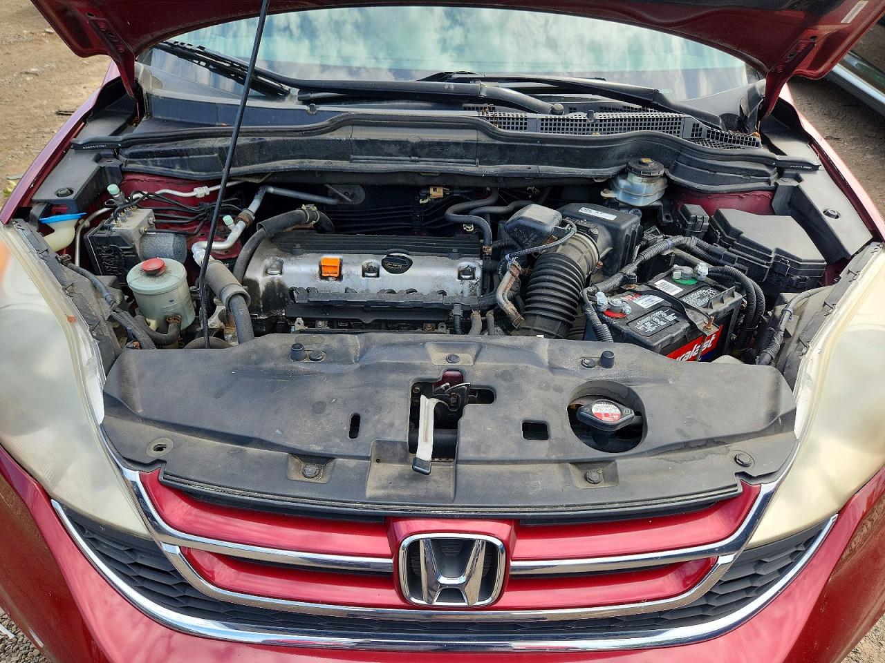 2011 Honda Cr-v Exl Burgundy vin: JHLRE4H77BC001975