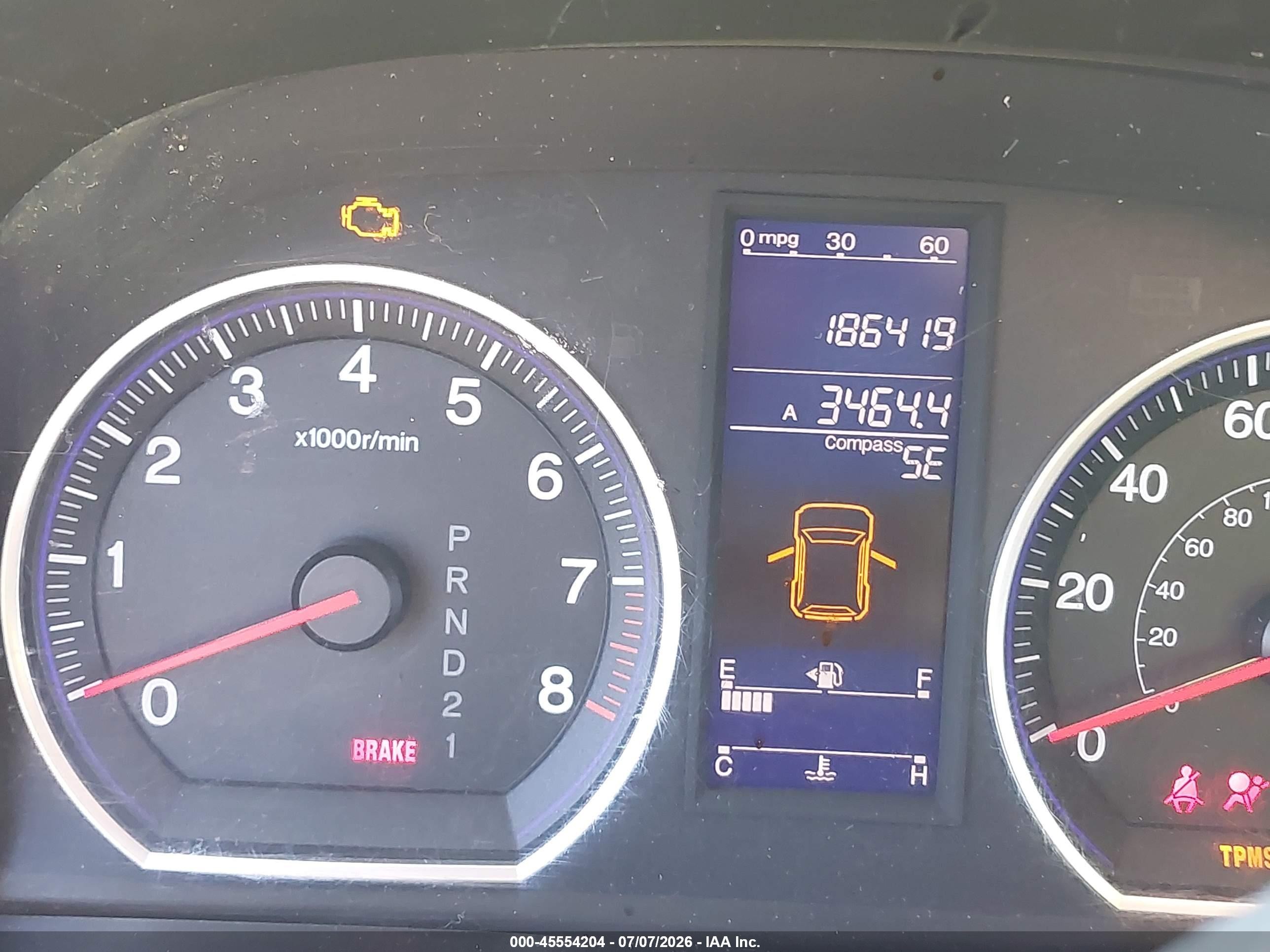 2011 Honda Cr-v Ex-l Pewter vin: JHLRE4H77BC008652