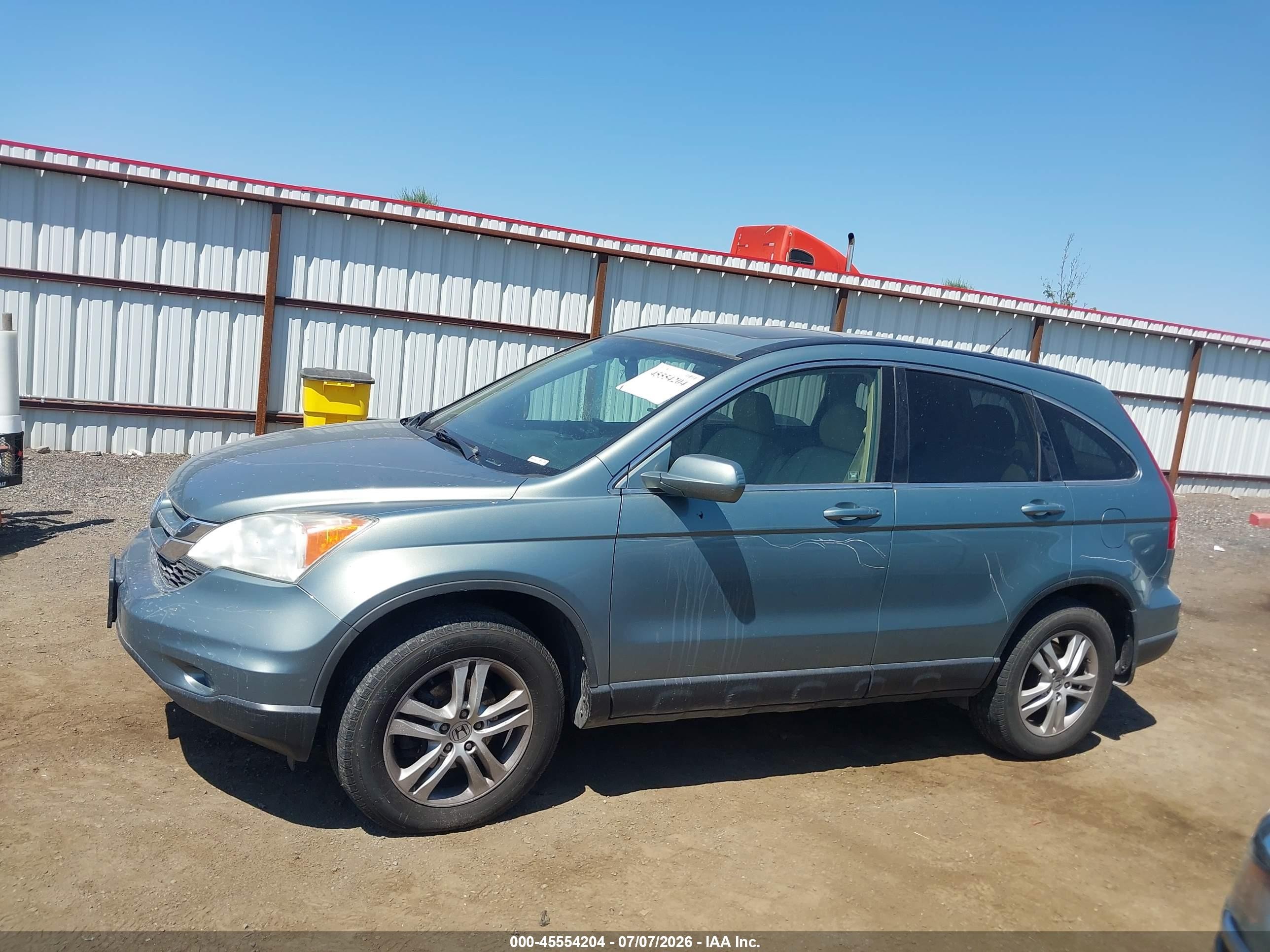 2011 Honda Cr-v Ex-l Pewter vin: JHLRE4H77BC008652