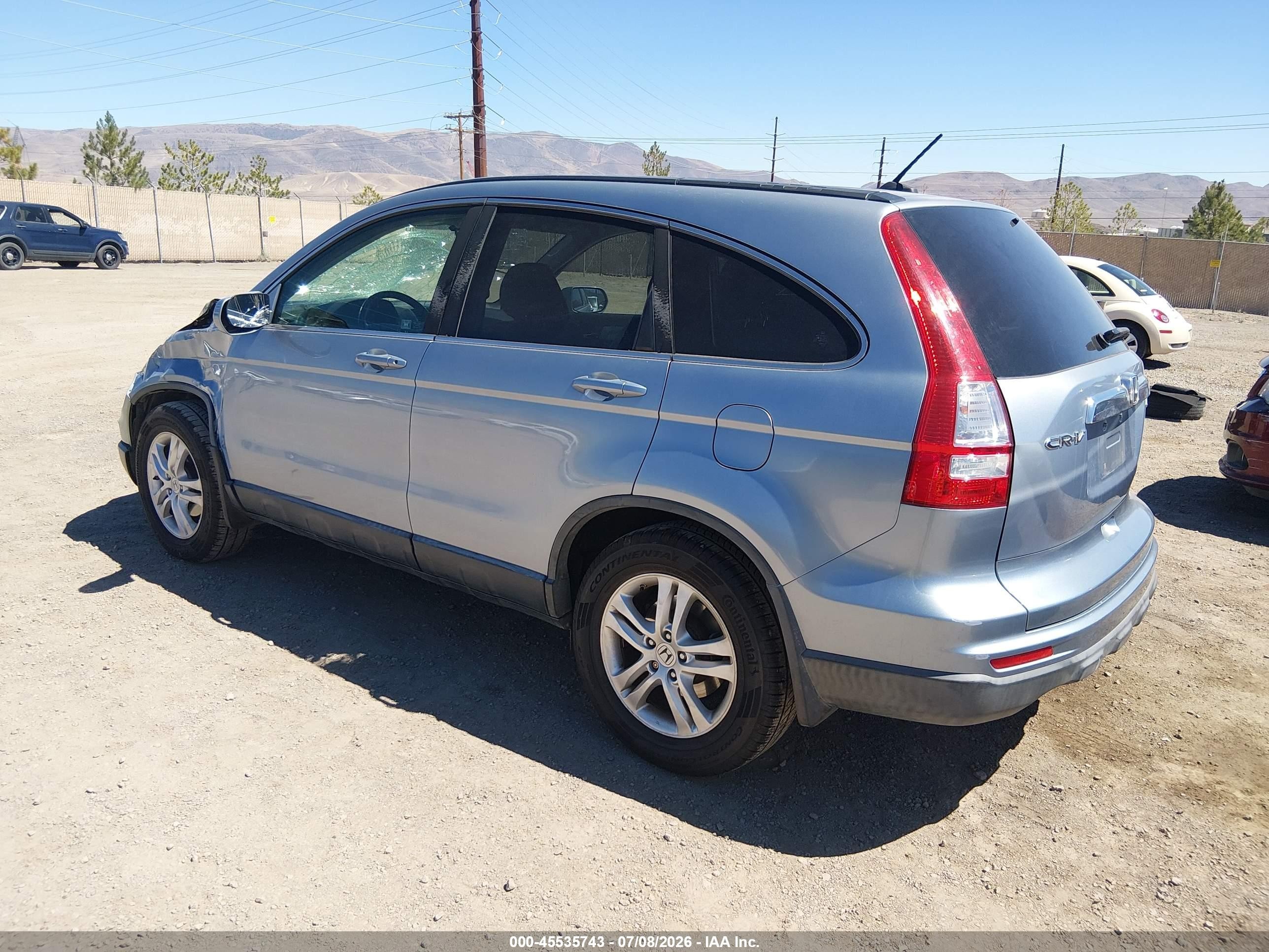 2011 Honda Cr-v Ex-l Синий vin: JHLRE4H77BC010384