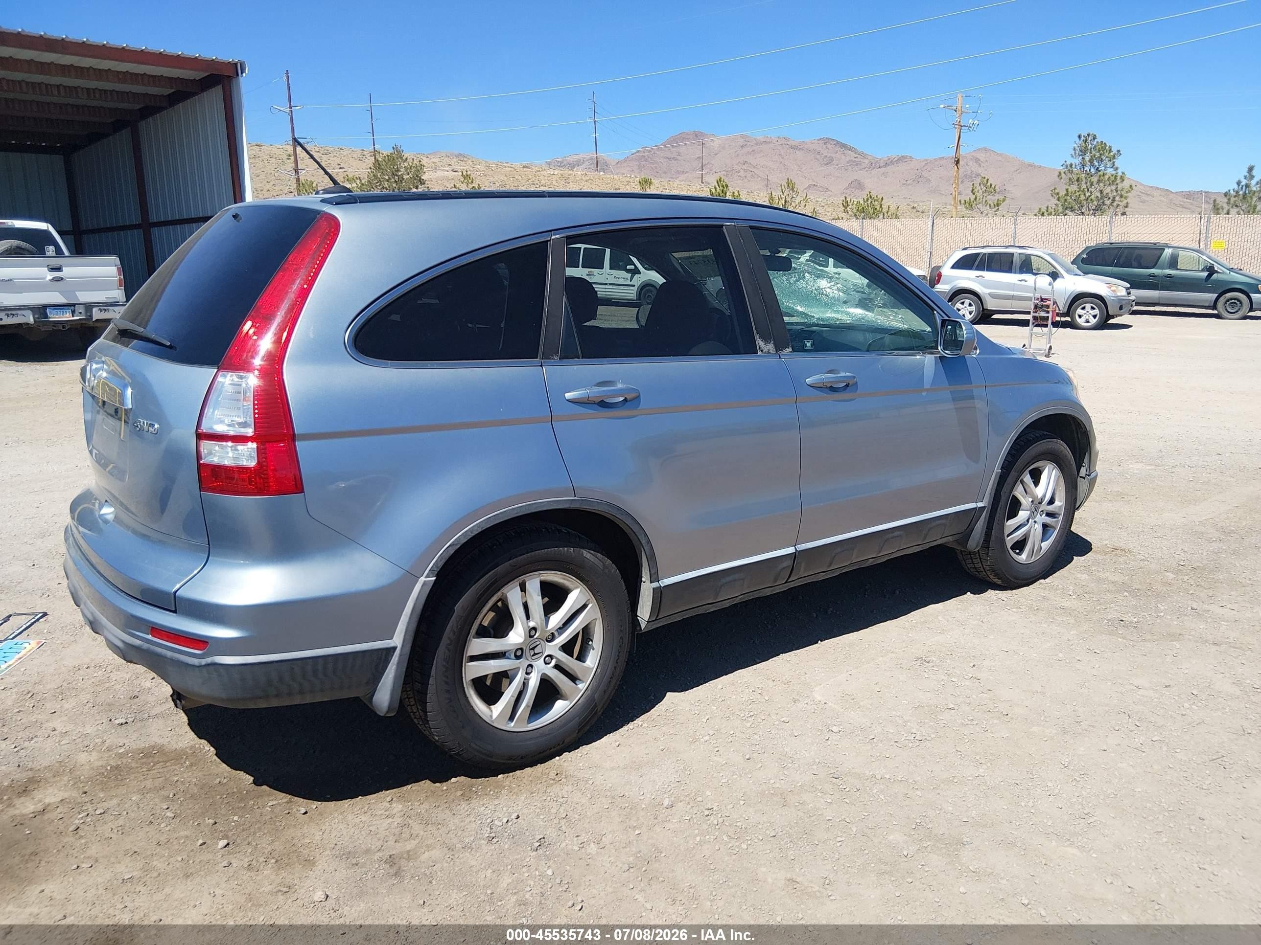 2011 Honda Cr-v Ex-l Синий vin: JHLRE4H77BC010384
