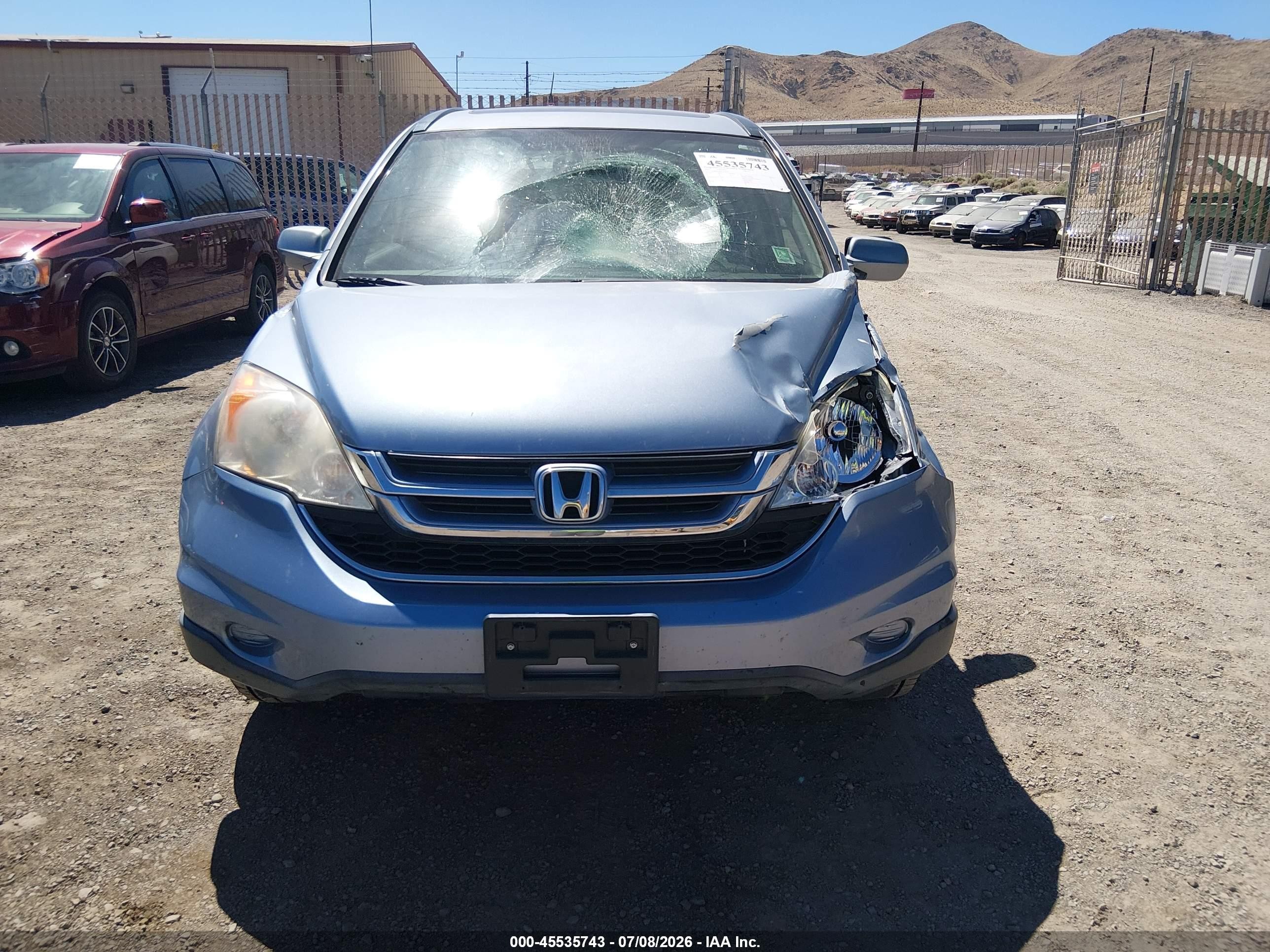 2011 Honda Cr-v Ex-l Синий vin: JHLRE4H77BC010384