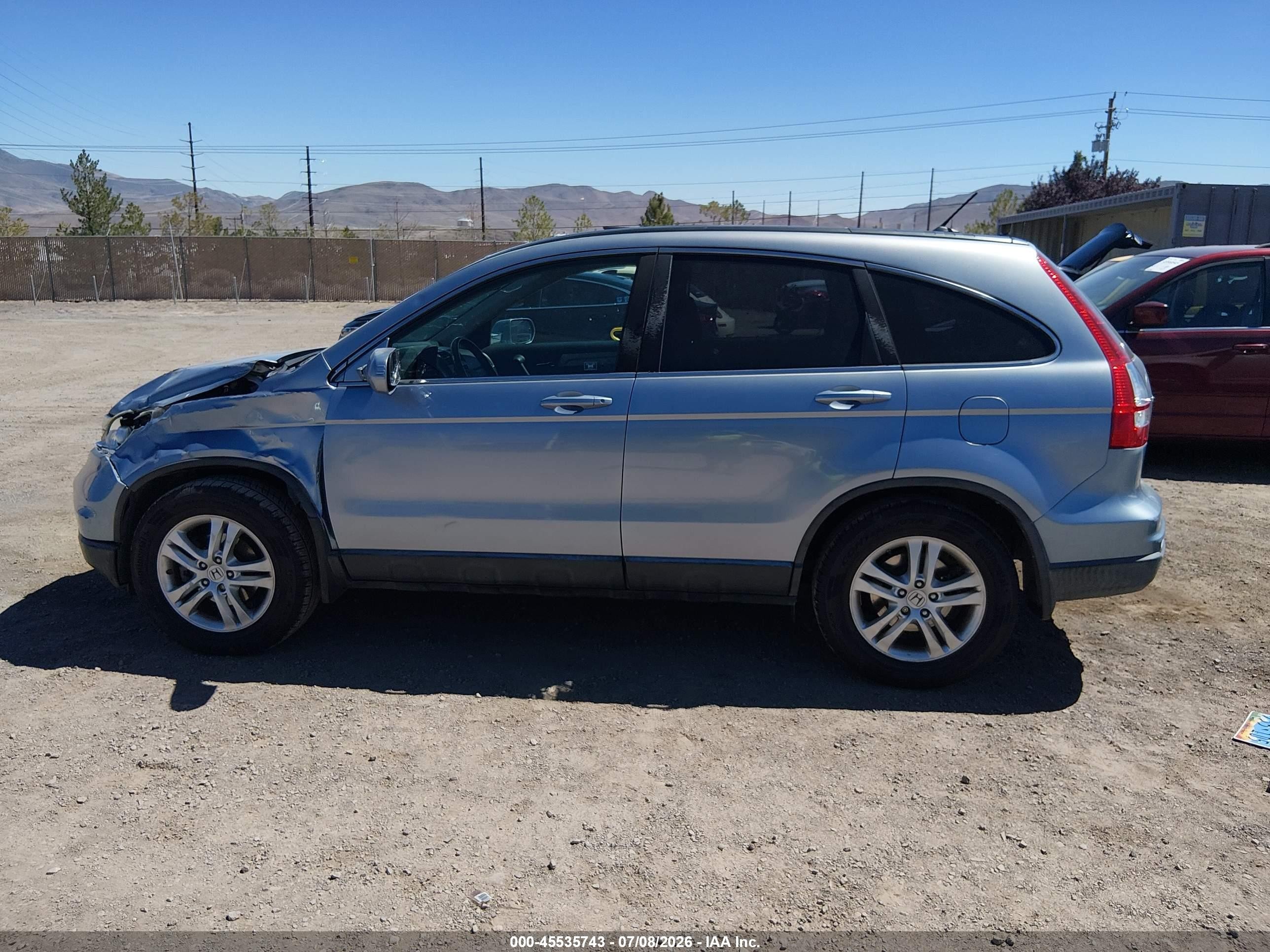 2011 Honda Cr-v Ex-l Синий vin: JHLRE4H77BC010384