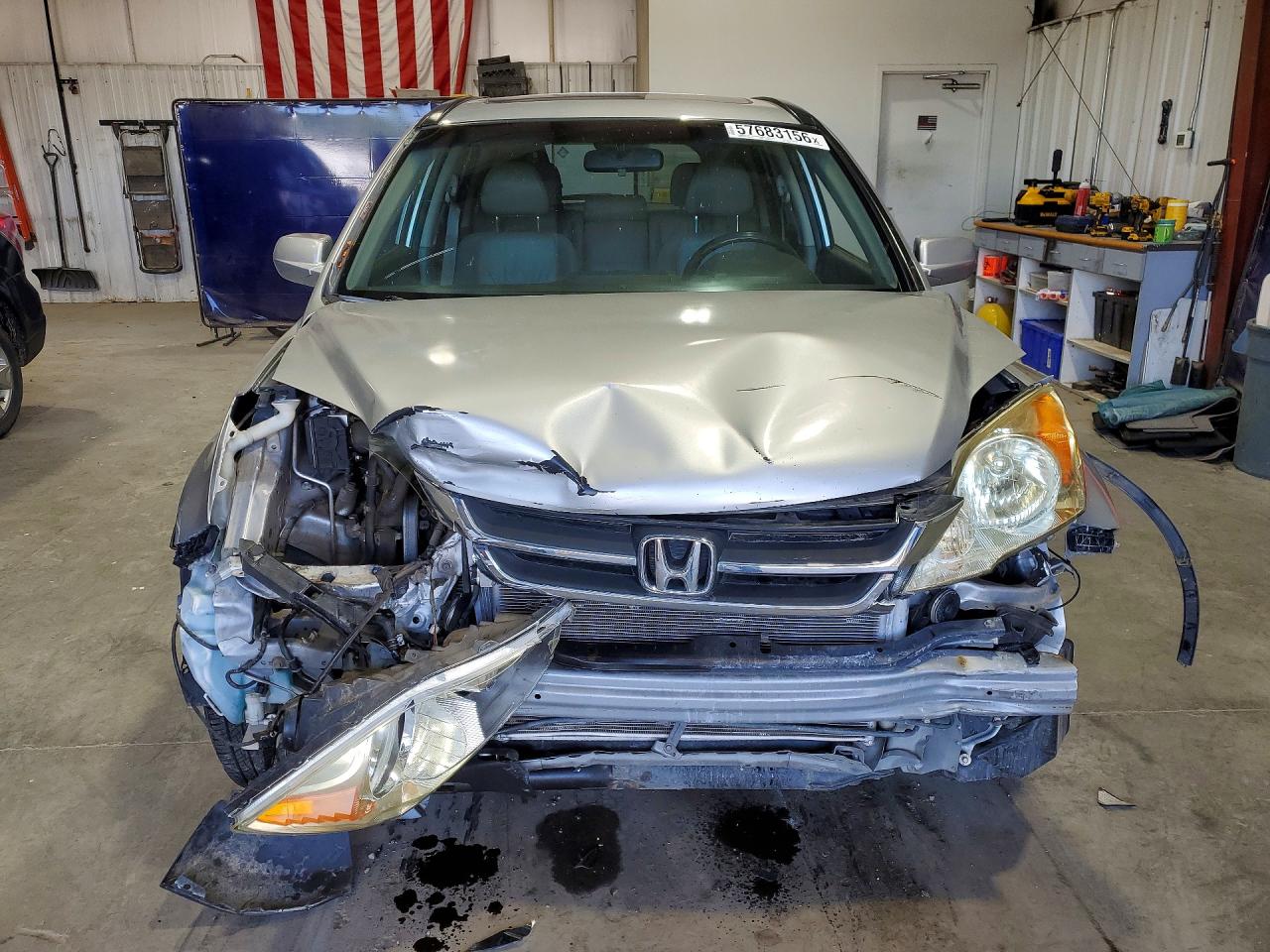 2011 Honda Cr-v Exl Silver vin: JHLRE4H77BC016038