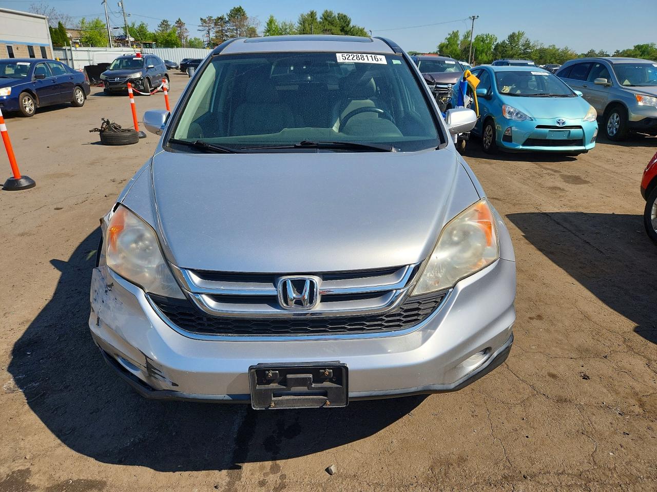 2011 Honda Cr-v Exl Silver vin: JHLRE4H77BC019974