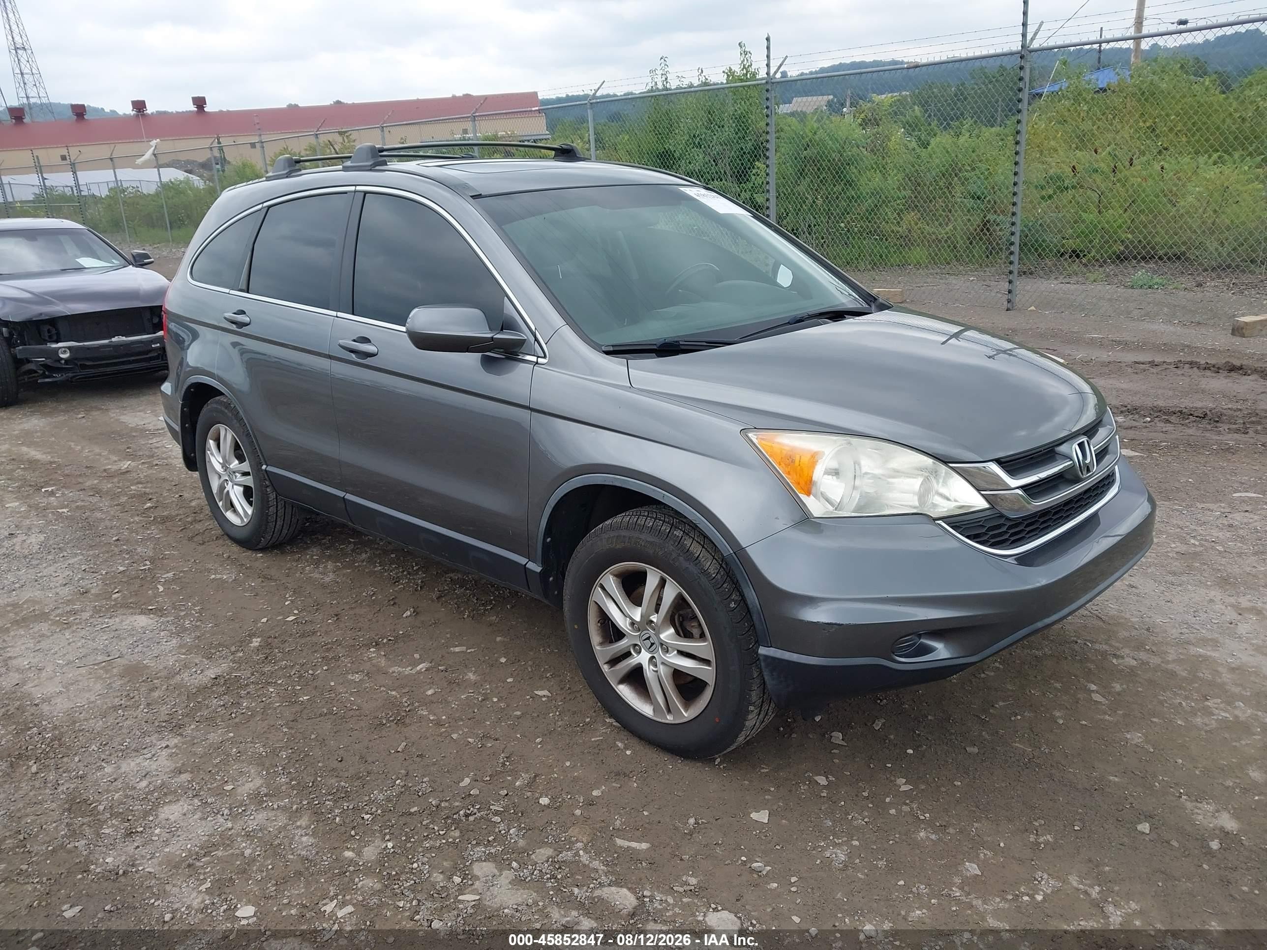 2011 Honda Cr-v Ex-l Gray vin: JHLRE4H77BC020462