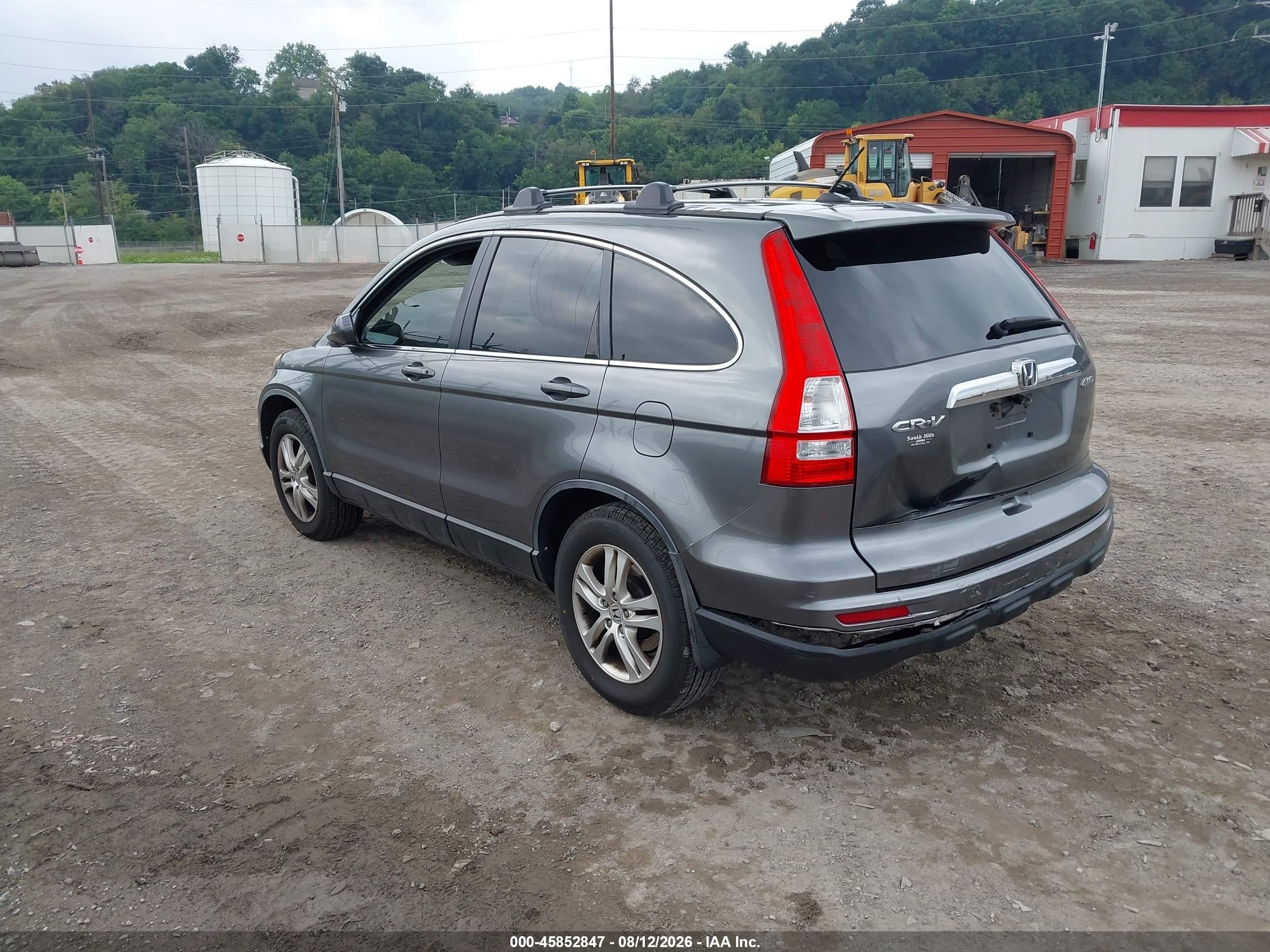2011 Honda Cr-v Ex-l Gray vin: JHLRE4H77BC020462