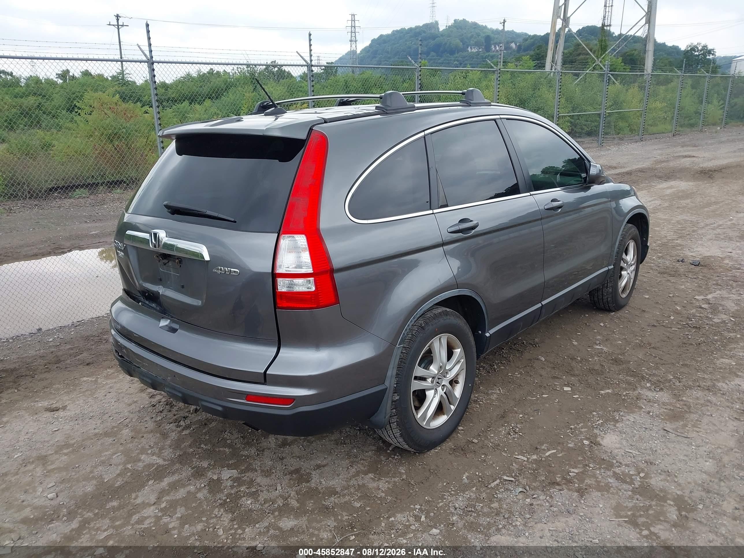 2011 Honda Cr-v Ex-l Gray vin: JHLRE4H77BC020462