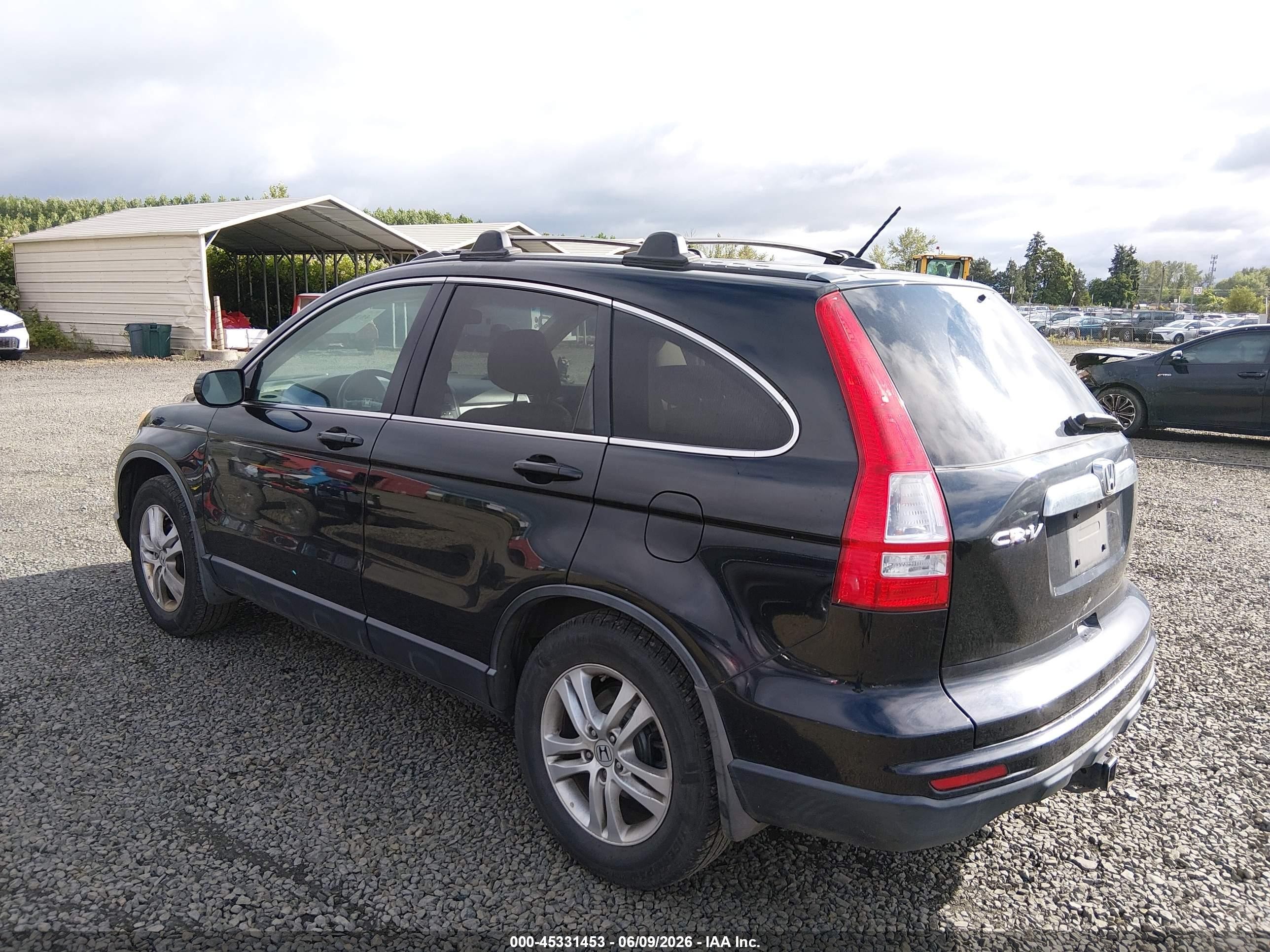 2010 Honda Cr-v Ex-l Черный vin: JHLRE4H78AC000994