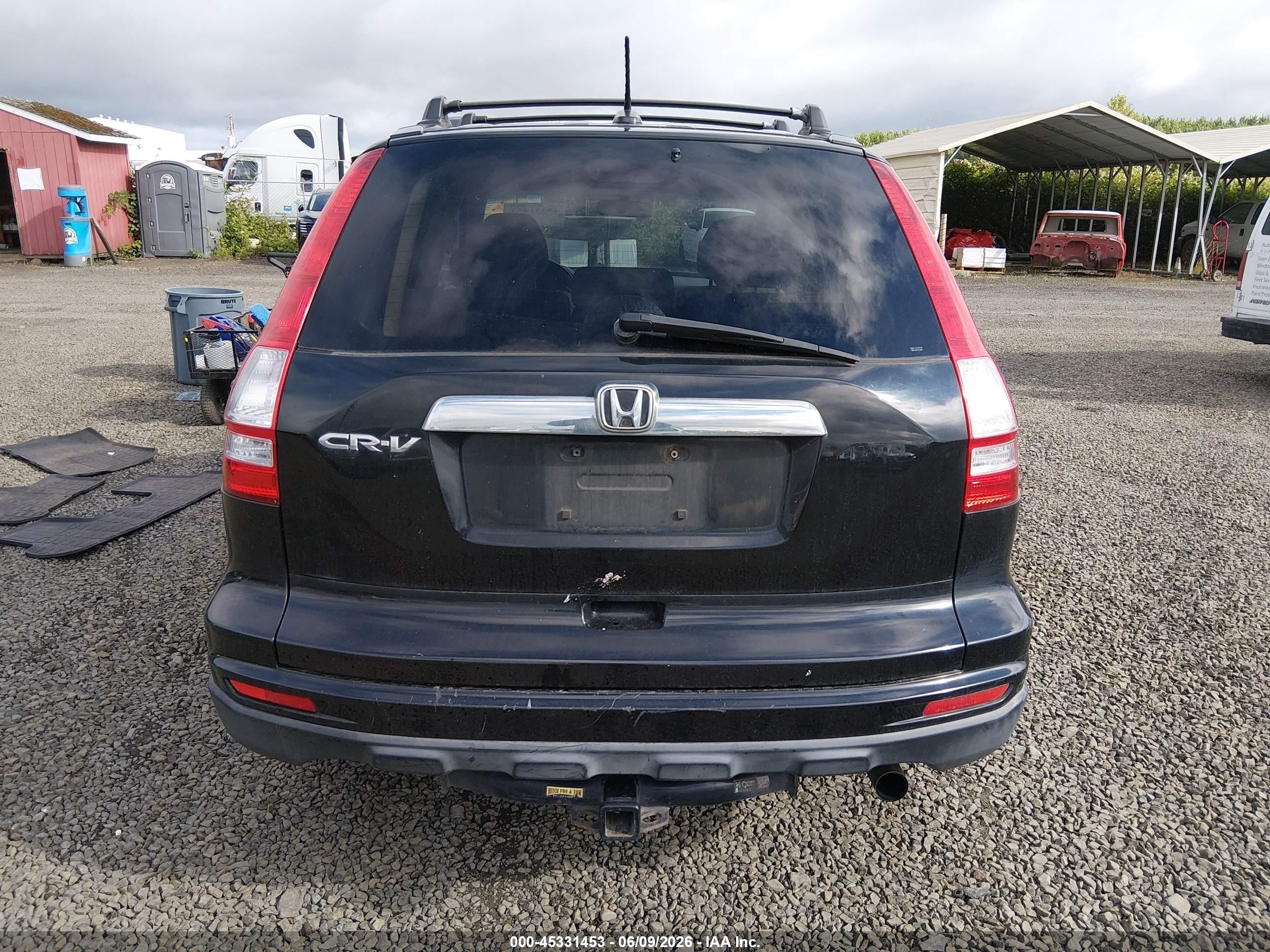 2010 Honda Cr-v Ex-l Черный vin: JHLRE4H78AC000994