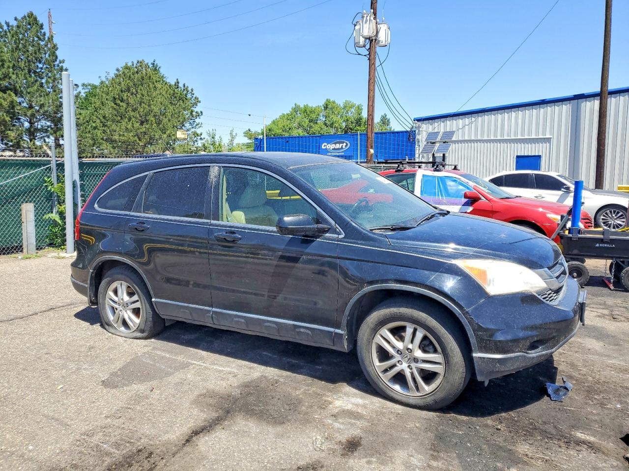 2010 Honda Cr-v Exl Black vin: JHLRE4H78AC004320