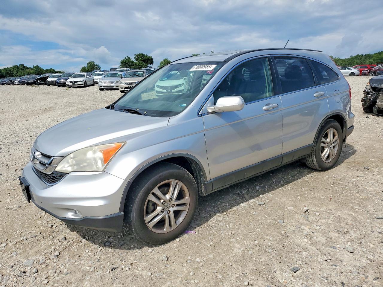 2010 Honda Cr-v Exl Silver vin: JHLRE4H78AC007928
