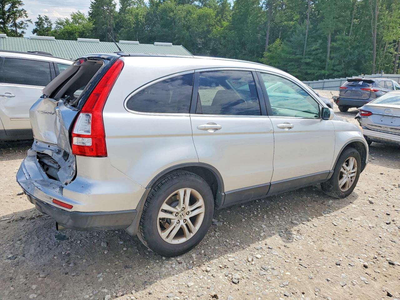 2010 Honda Cr-v Exl Silver vin: JHLRE4H78AC007928