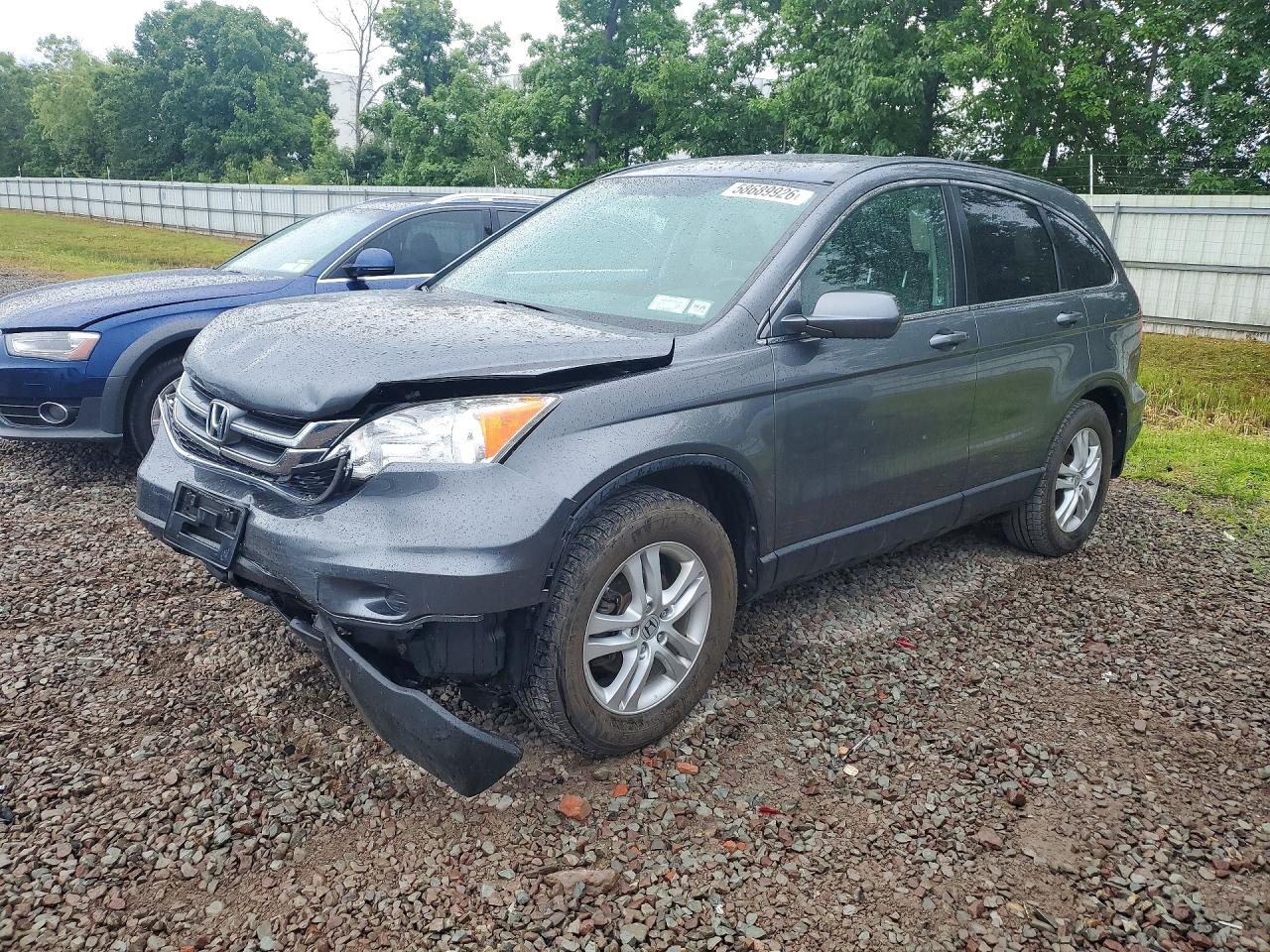 2010 Honda Cr-v Exl Gray vin: JHLRE4H78AC011719