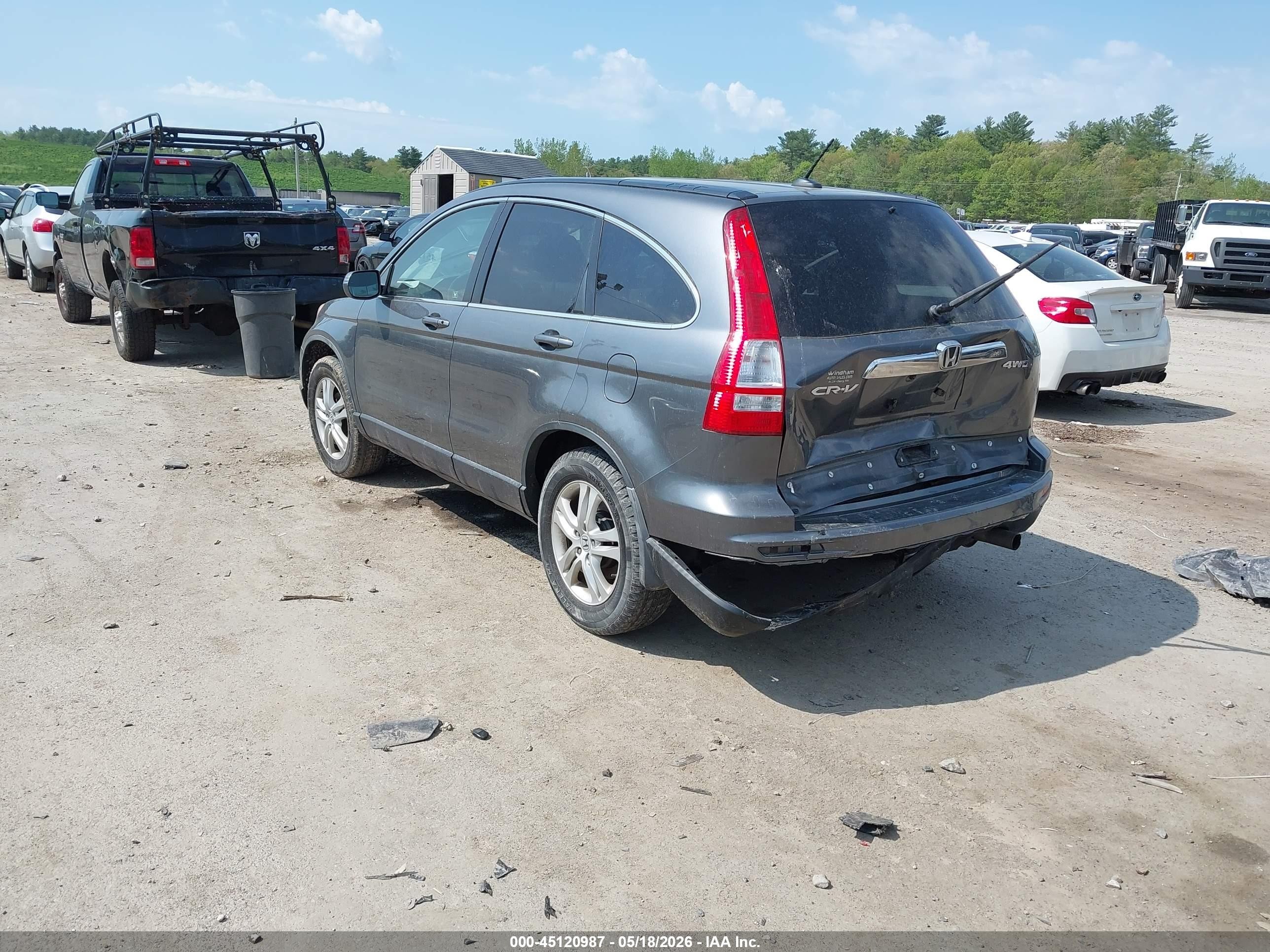 2010 Honda Cr-v Ex-l Gray vin: JHLRE4H78AC015883