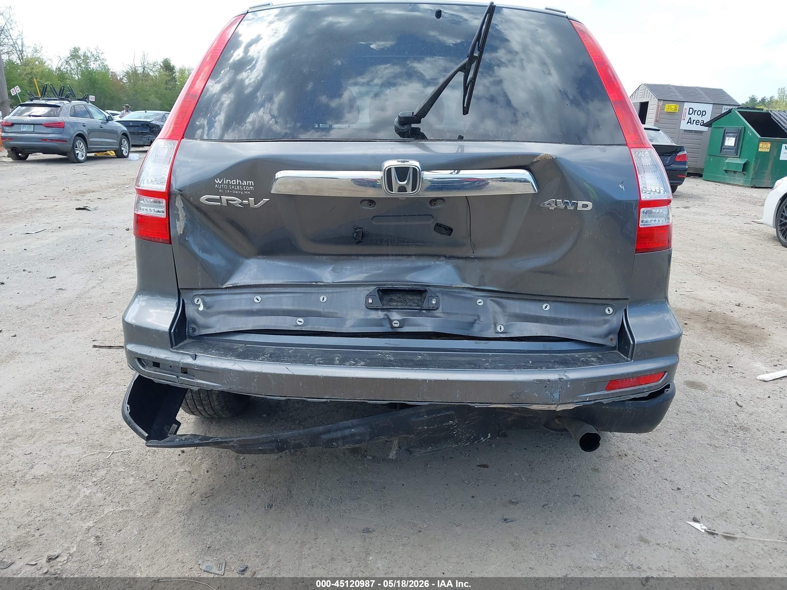 2010 Honda Cr-v Ex-l Gray vin: JHLRE4H78AC015883