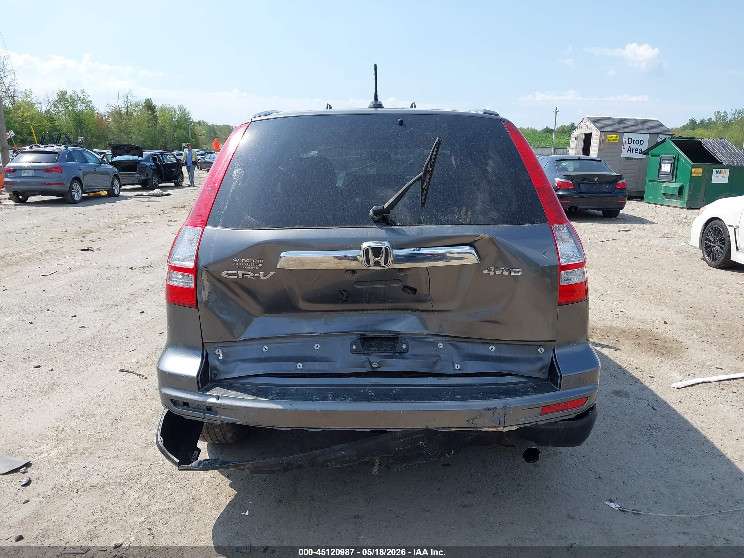 2010 Honda Cr-v Ex-l Gray vin: JHLRE4H78AC015883