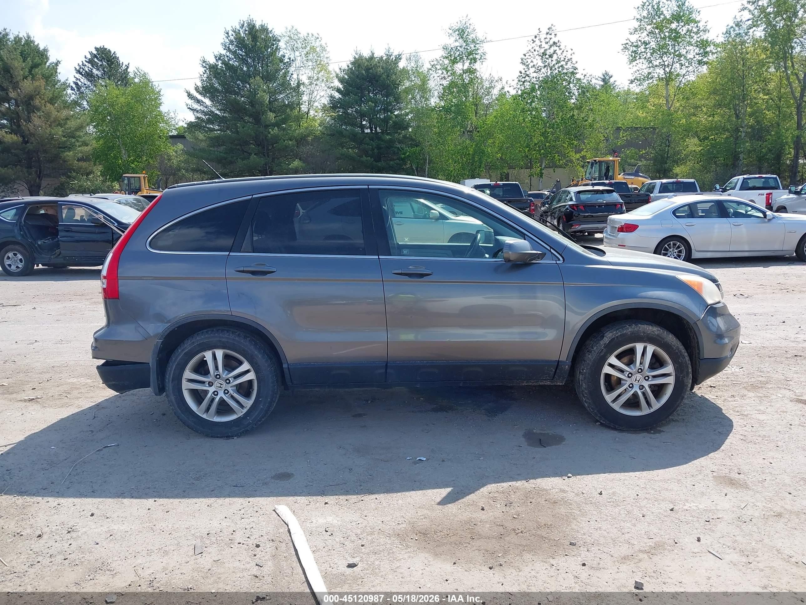 2010 Honda Cr-v Ex-l Gray vin: JHLRE4H78AC015883