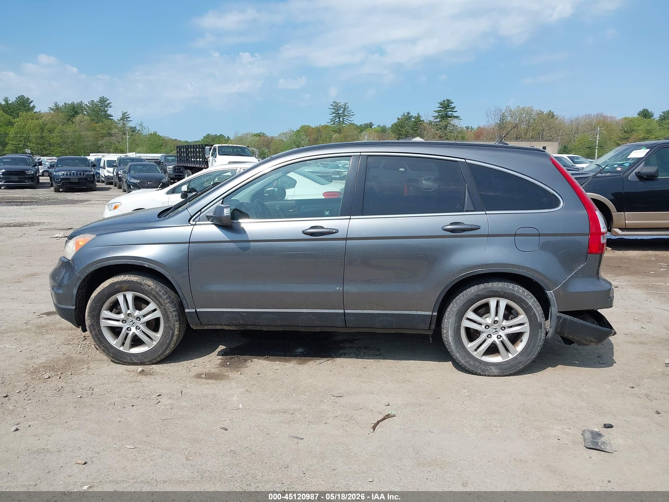 2010 Honda Cr-v Ex-l Gray vin: JHLRE4H78AC015883