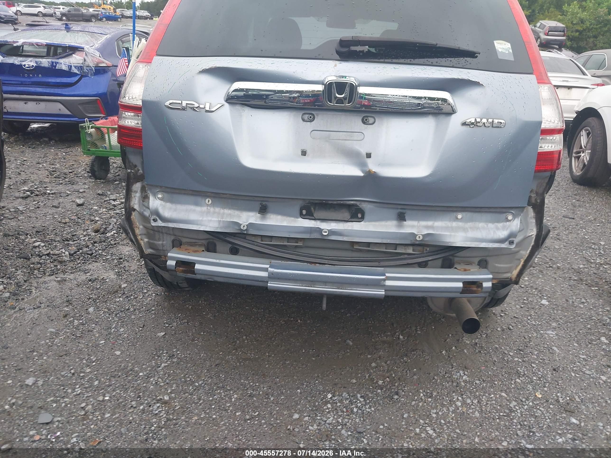2011 Honda Cr-v Ex-l Light Blue vin: JHLRE4H78BC000740