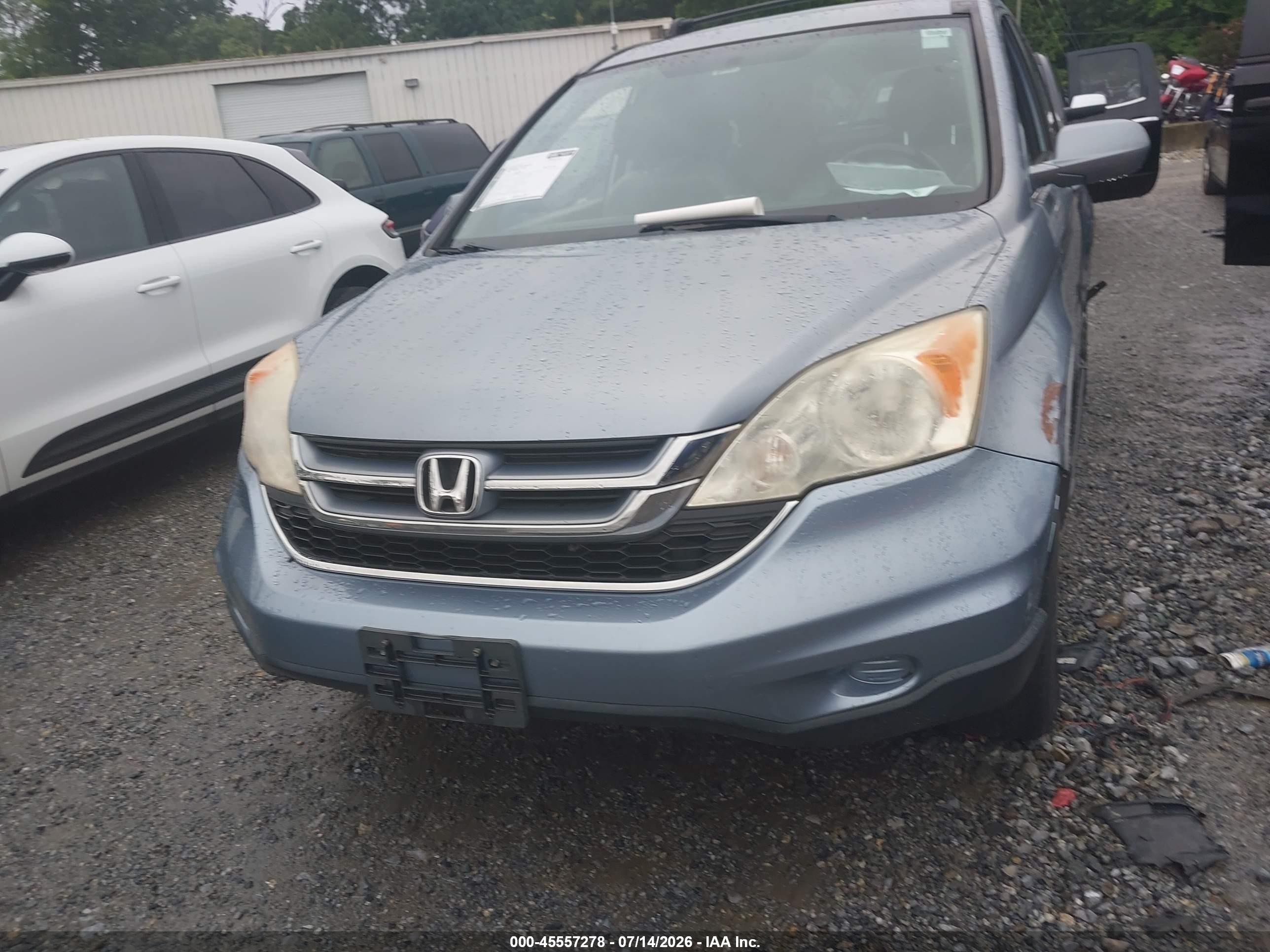 2011 Honda Cr-v Ex-l Light Blue vin: JHLRE4H78BC000740