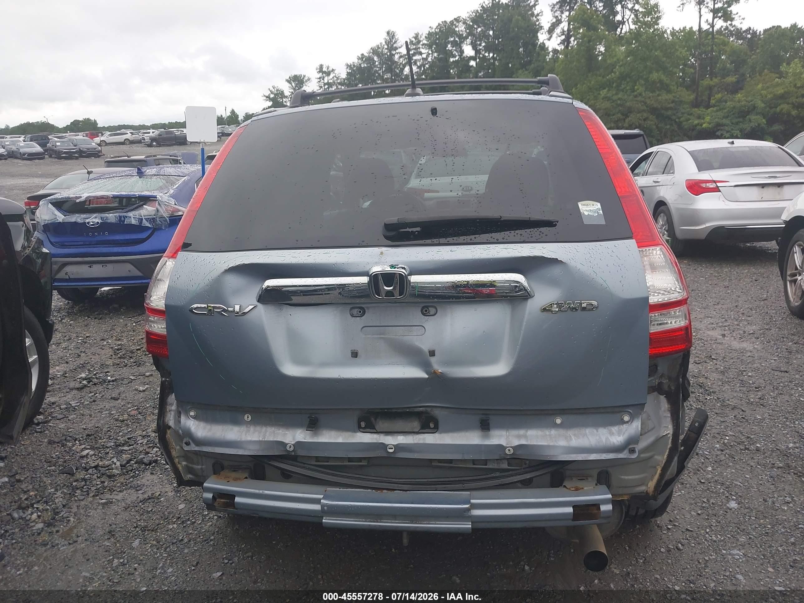2011 Honda Cr-v Ex-l Light Blue vin: JHLRE4H78BC000740