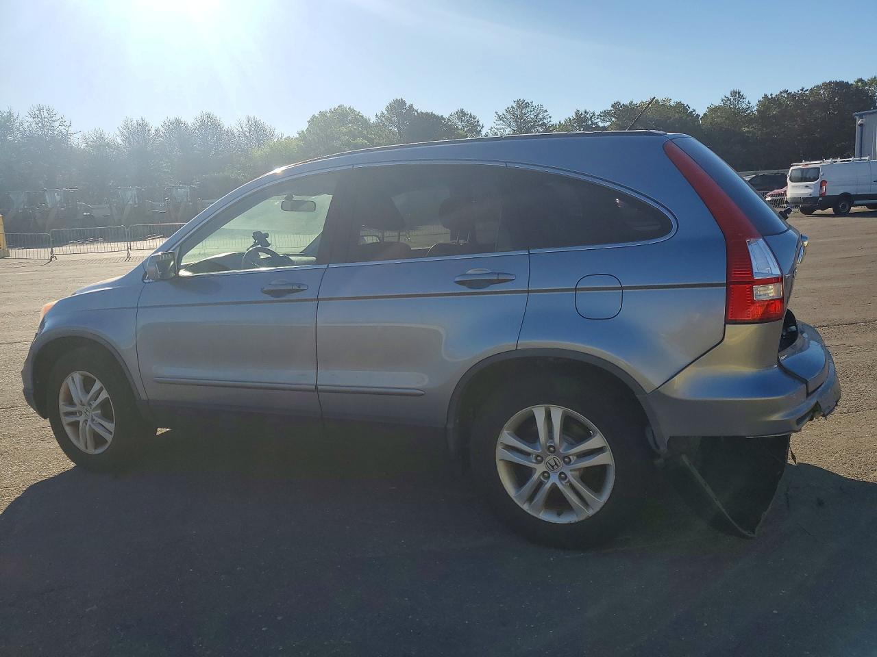 2011 Honda Cr-v Ex Blue vin: JHLRE4H78BC001046