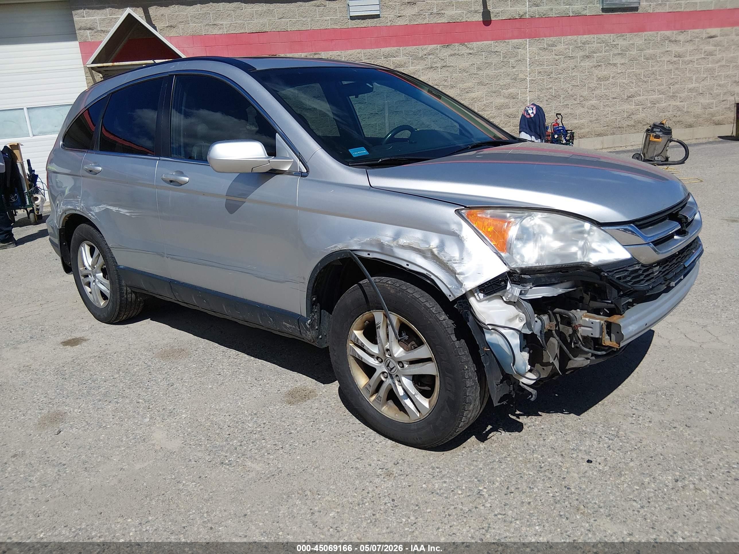 2011 Honda Cr-v Ex-l Silver vin: JHLRE4H78BC004819