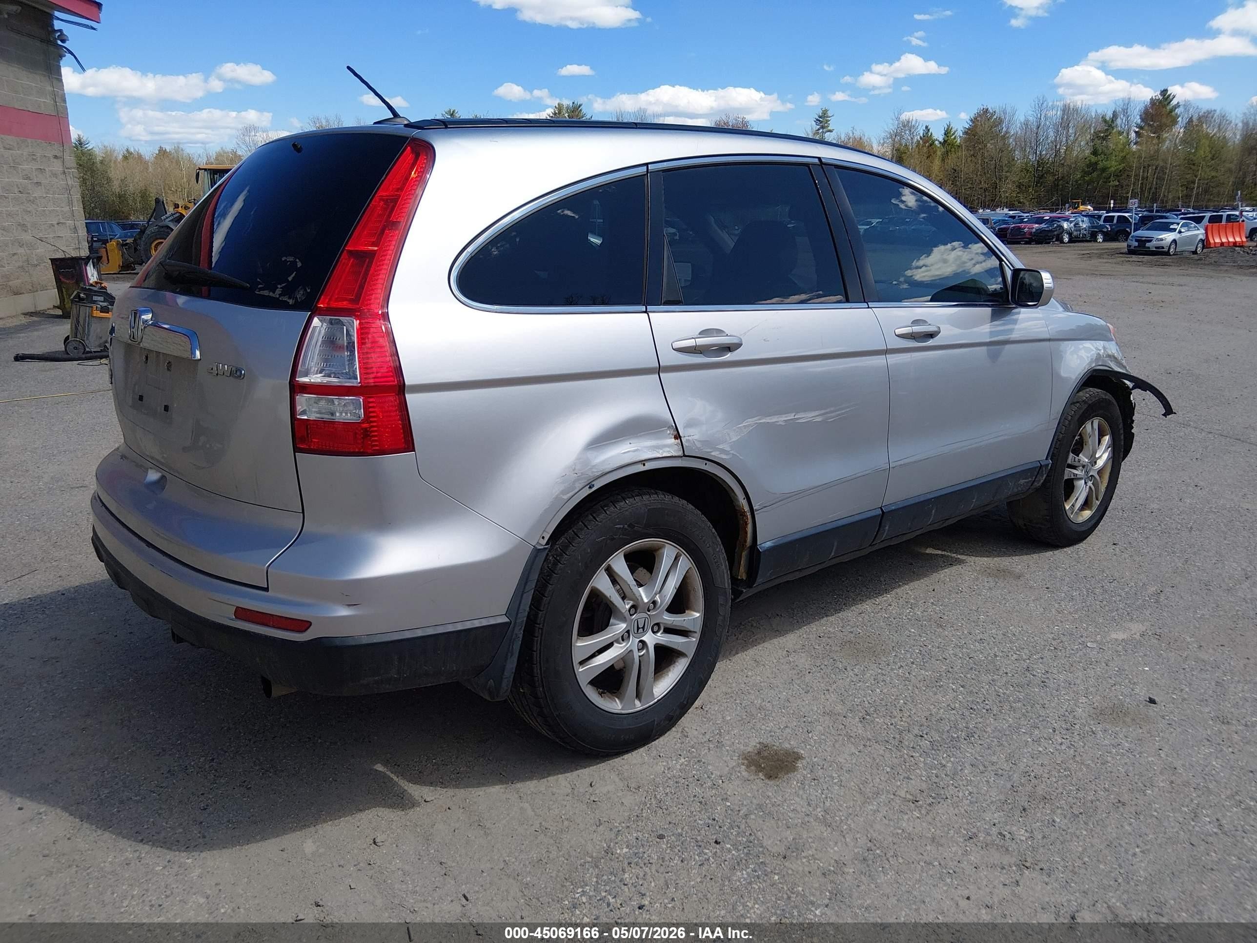 2011 Honda Cr-v Ex-l Серебряный vin: JHLRE4H78BC004819