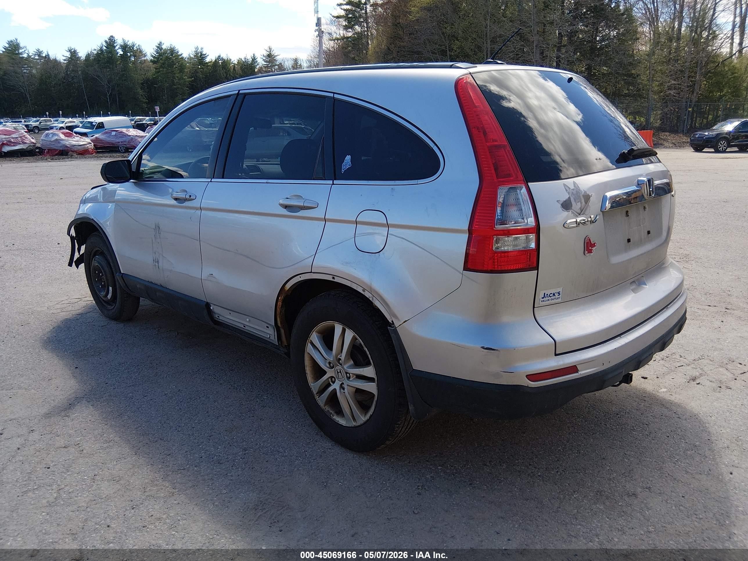 2011 Honda Cr-v Ex-l Серебряный vin: JHLRE4H78BC004819