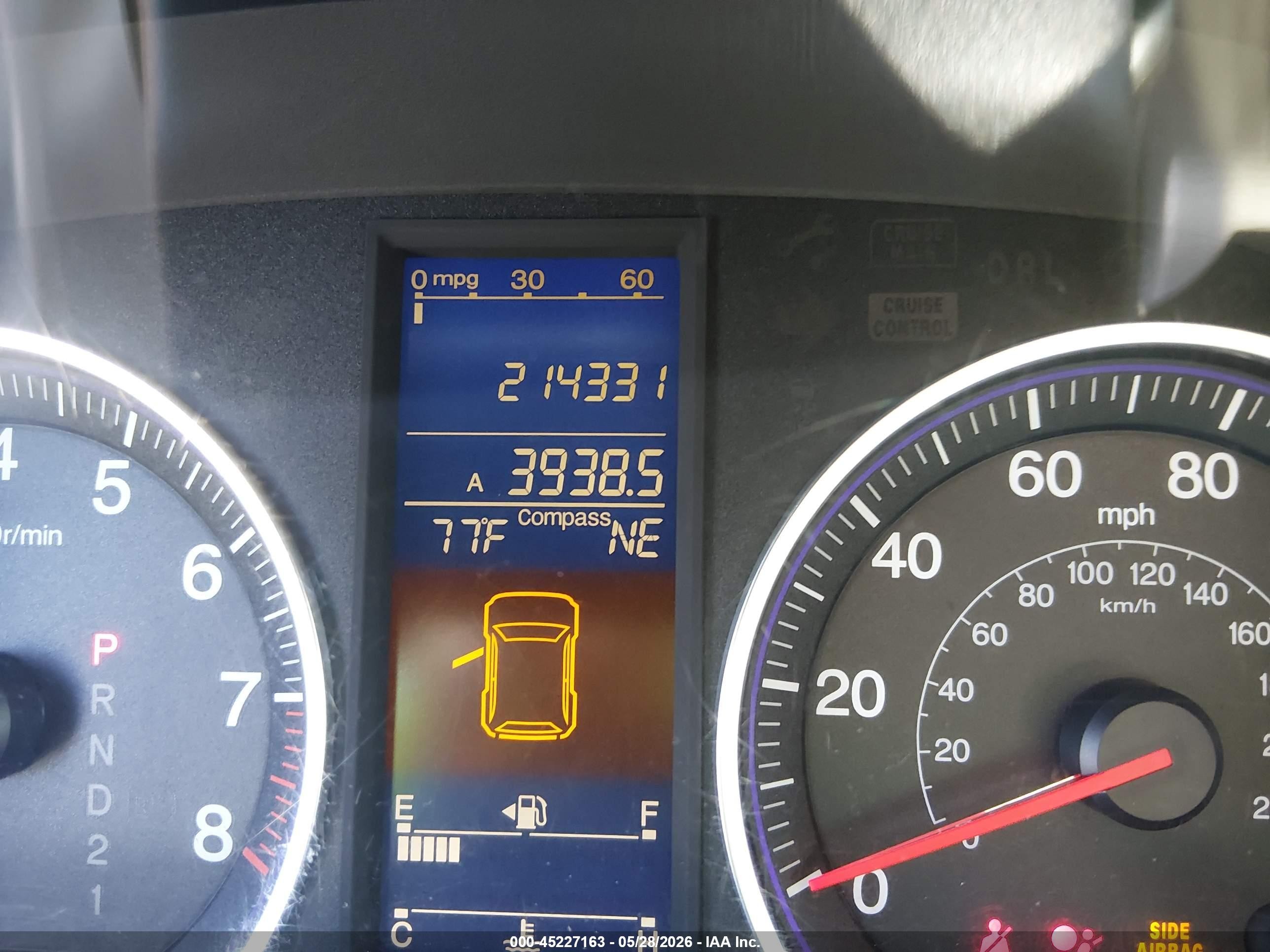 2011 Honda Cr-v Ex-l Blue vin: JHLRE4H78BC007168
