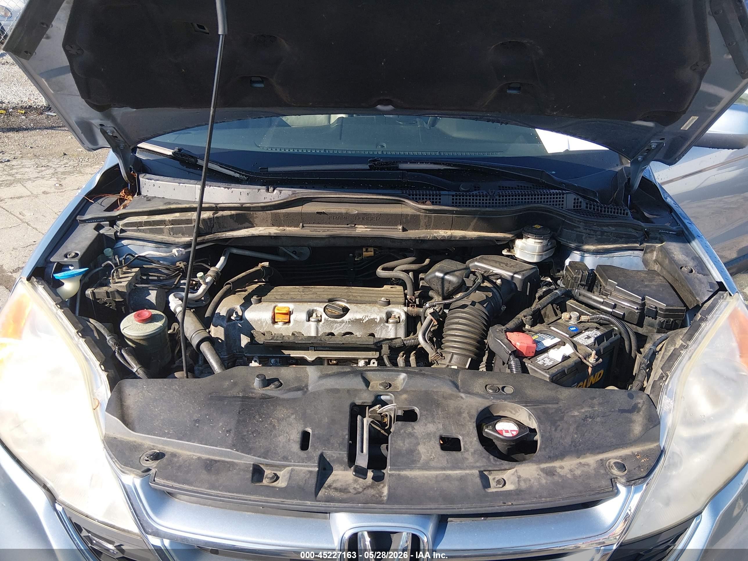 2011 Honda Cr-v Ex-l Blue vin: JHLRE4H78BC007168