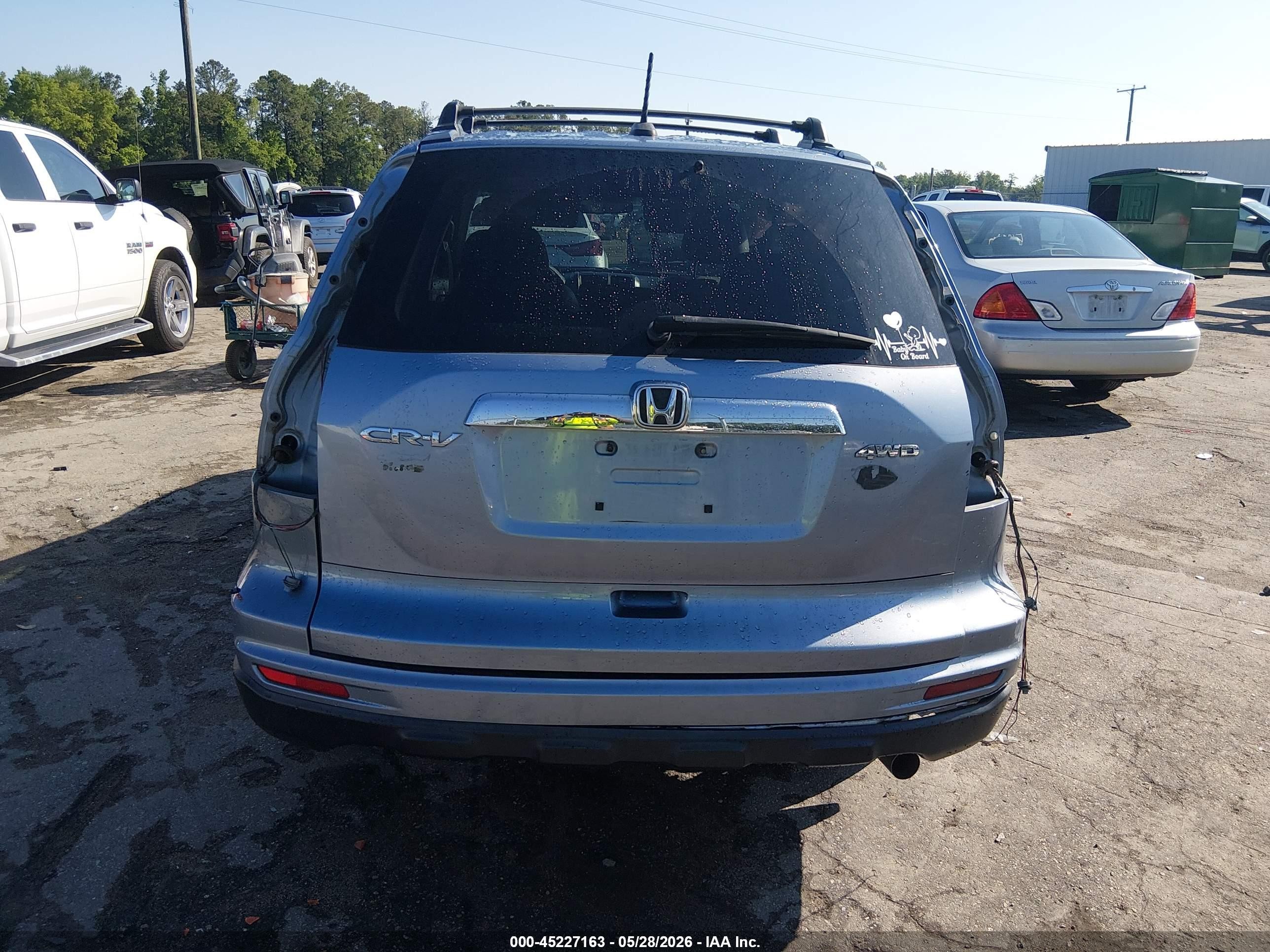 2011 Honda Cr-v Ex-l Blue vin: JHLRE4H78BC007168