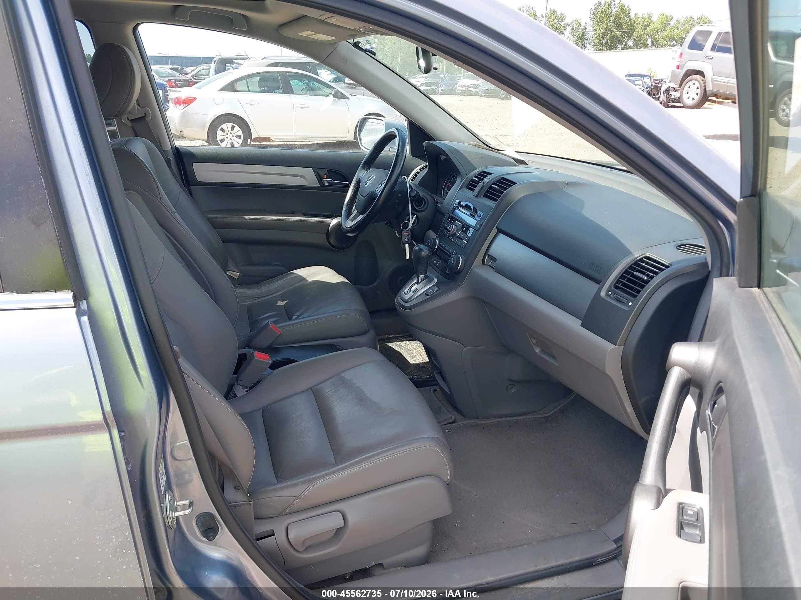 2011 Honda Cr-v Ex-l Blue vin: JHLRE4H78BC012256