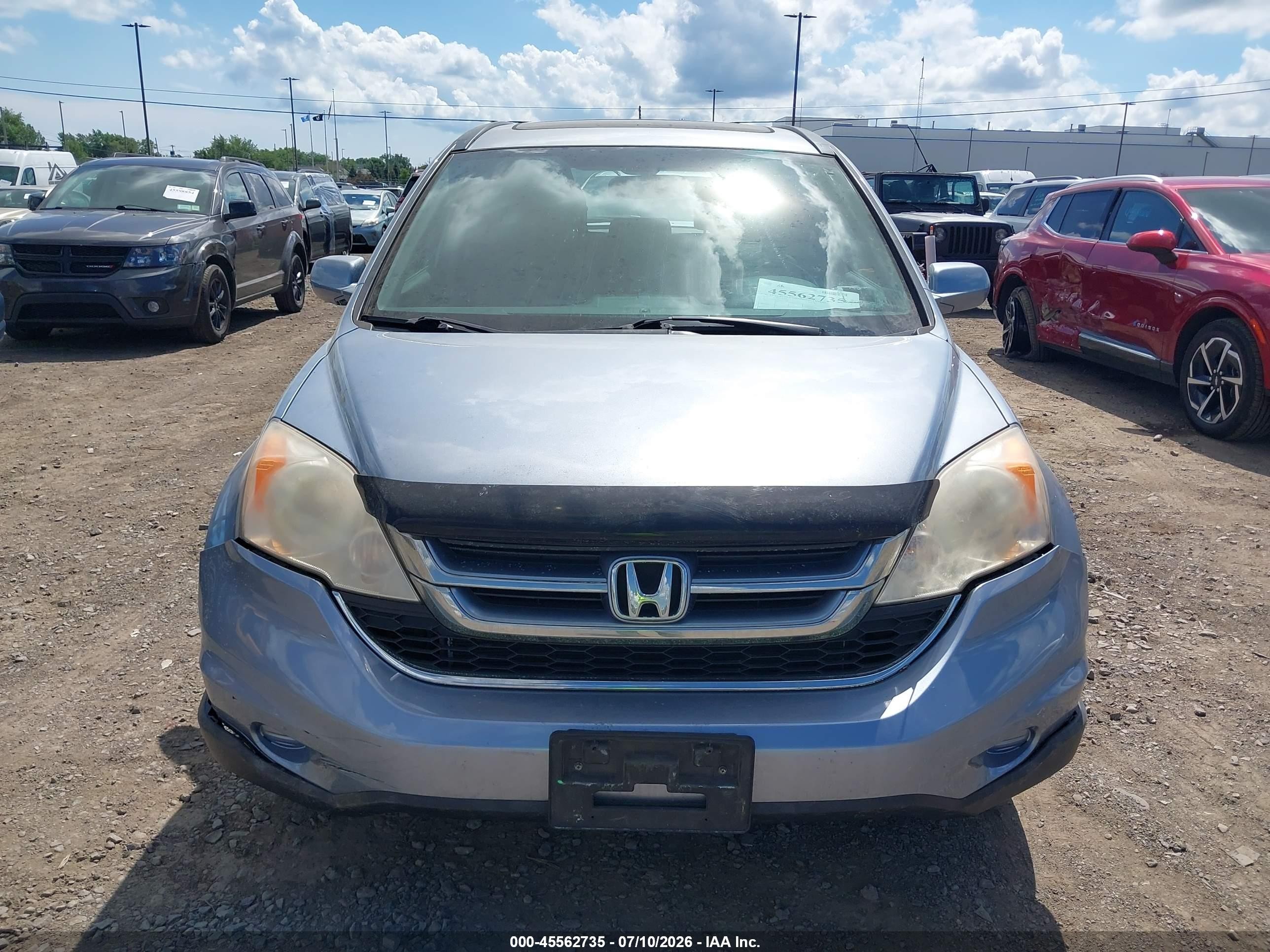 2011 Honda Cr-v Ex-l Blue vin: JHLRE4H78BC012256