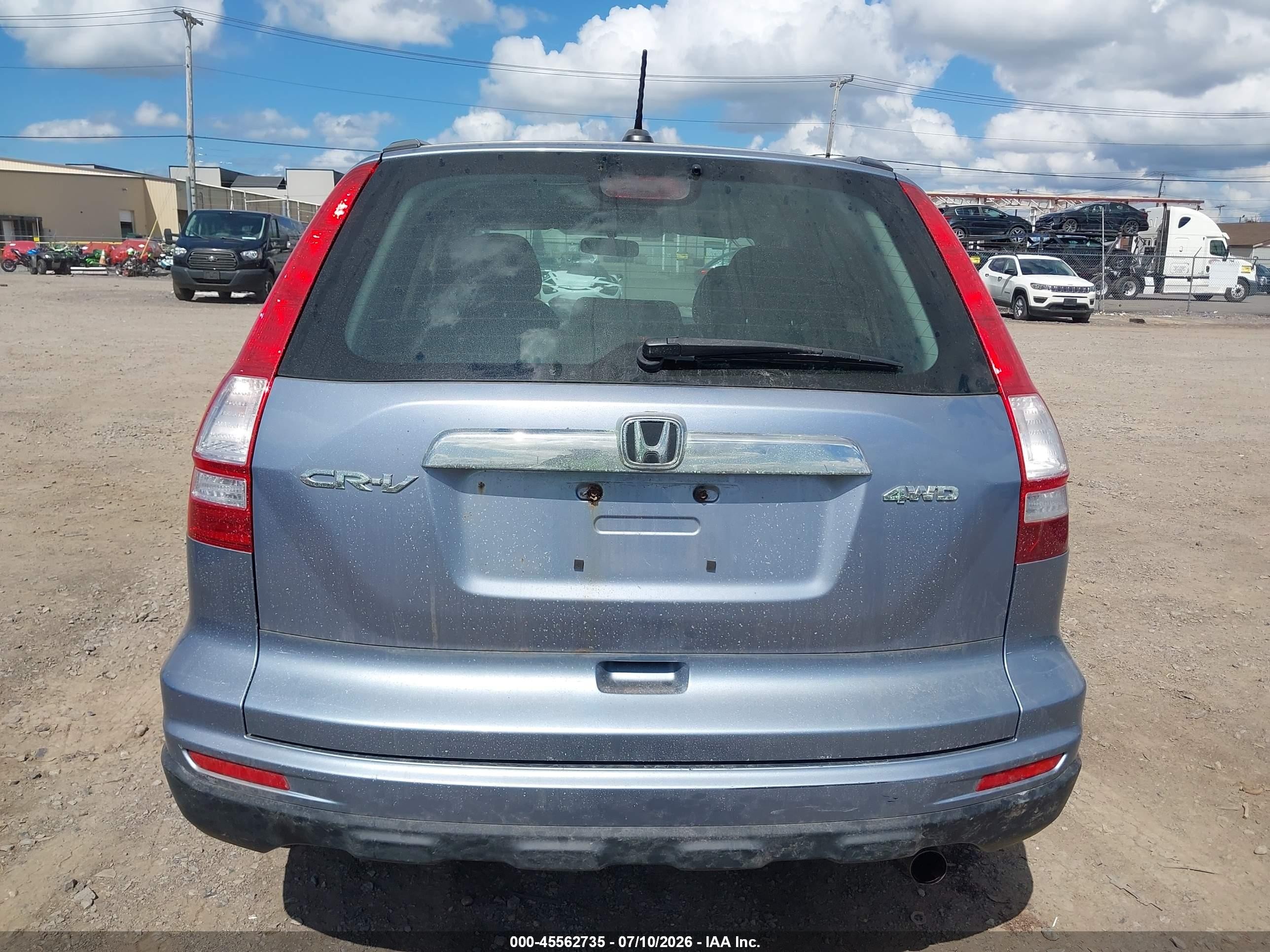 2011 Honda Cr-v Ex-l Blue vin: JHLRE4H78BC012256