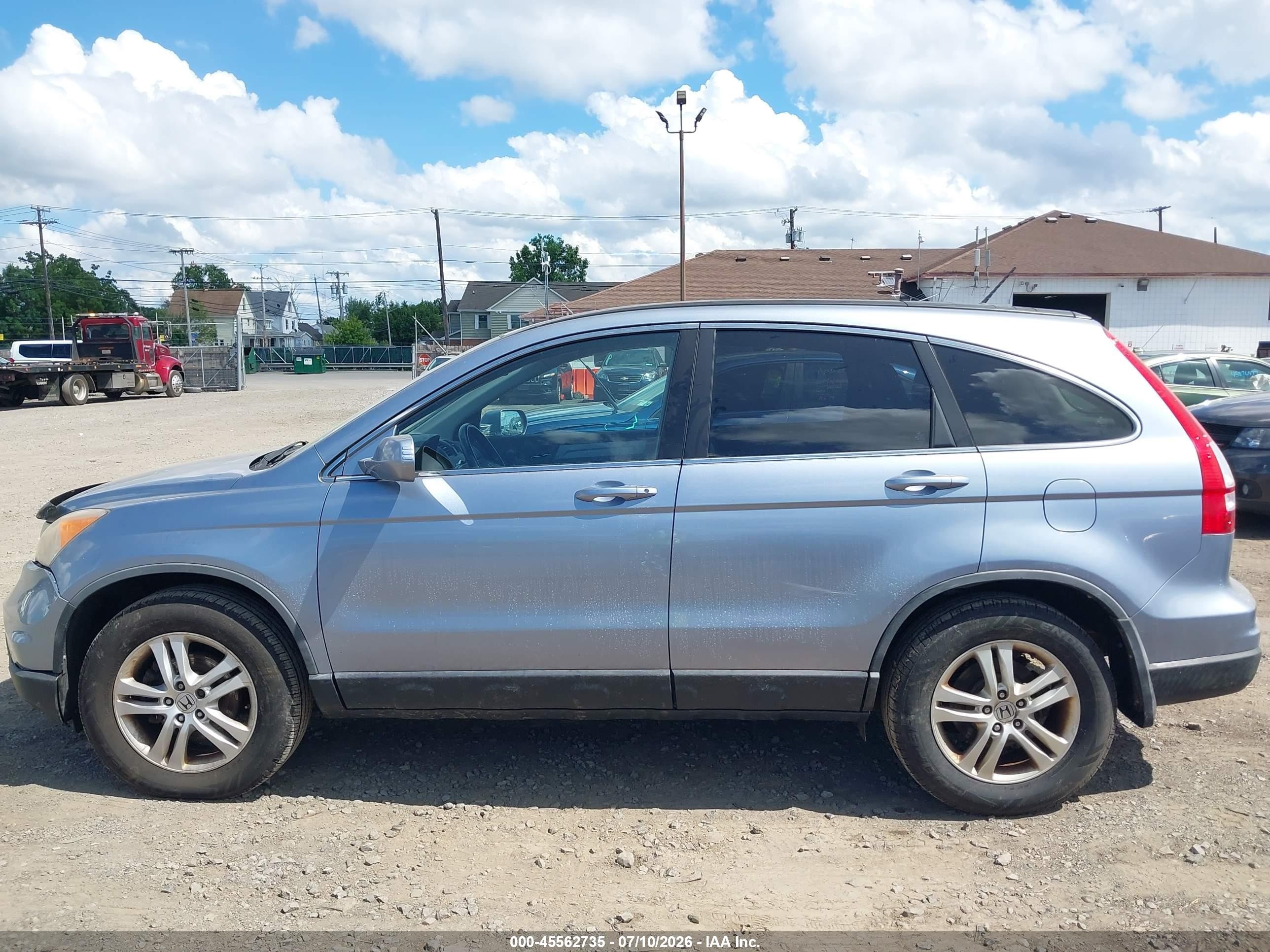2011 Honda Cr-v Ex-l Blue vin: JHLRE4H78BC012256