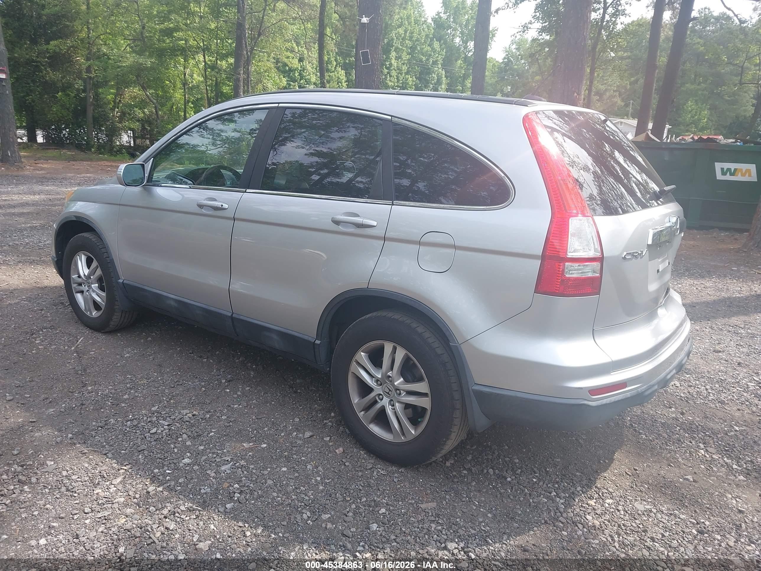 2011 Honda Cr-v Ex-l Серебряный vin: JHLRE4H78BC024391