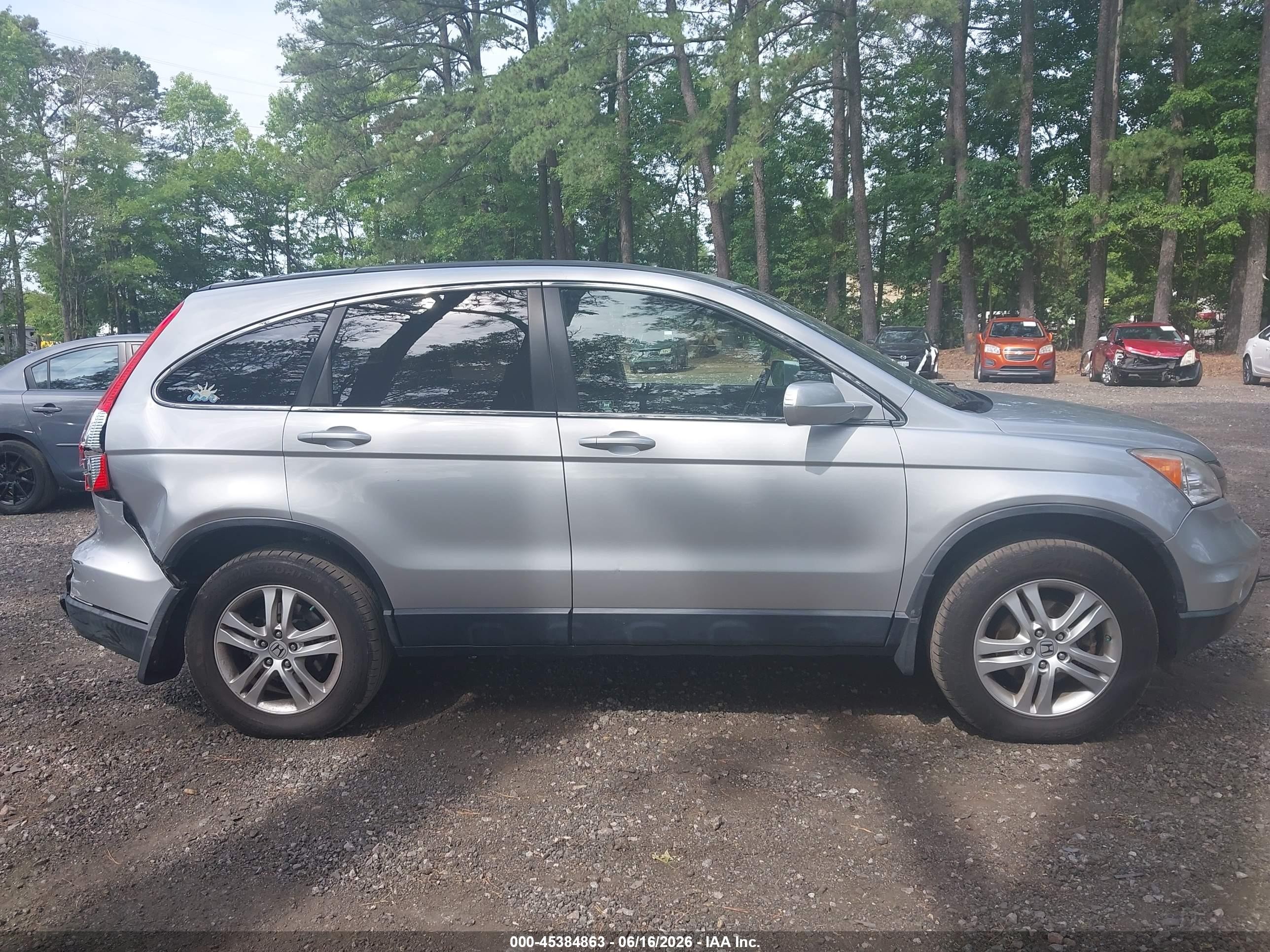 2011 Honda Cr-v Ex-l Серебряный vin: JHLRE4H78BC024391