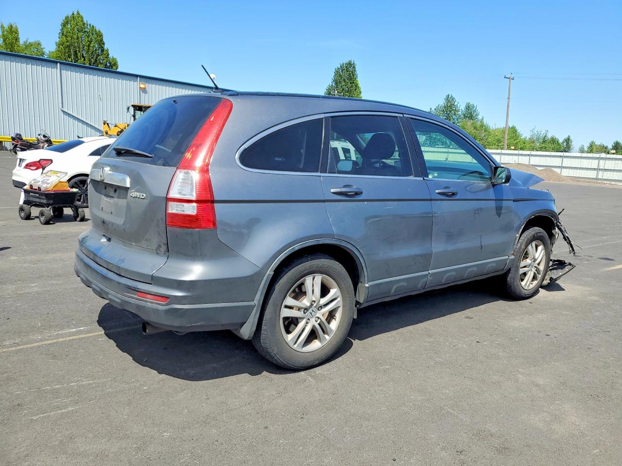 2011 Honda Cr-v Exl Gray vin: JHLRE4H78BC025184