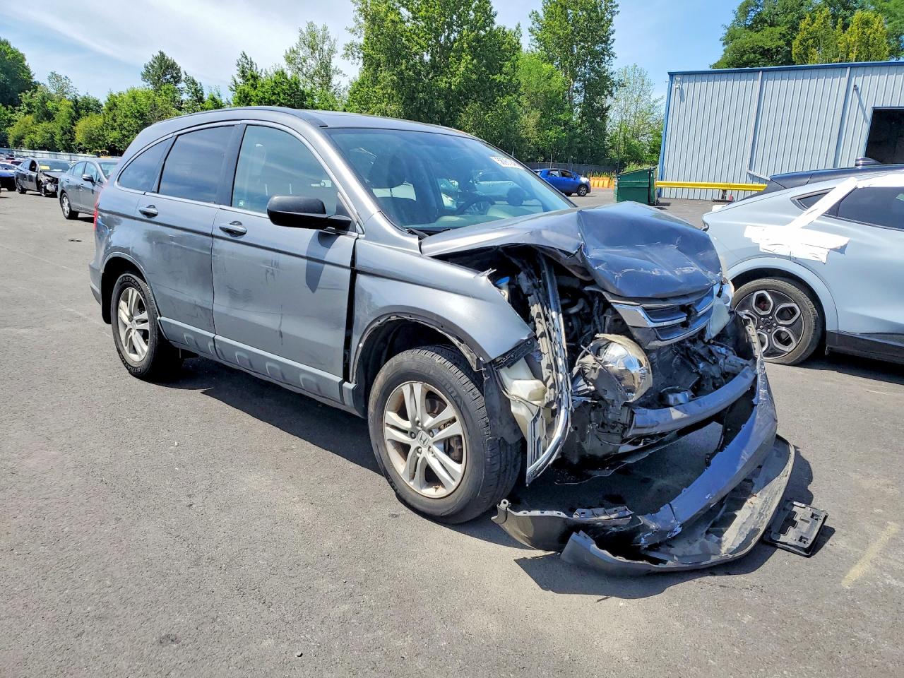 2011 Honda Cr-v Exl Gray vin: JHLRE4H78BC025184