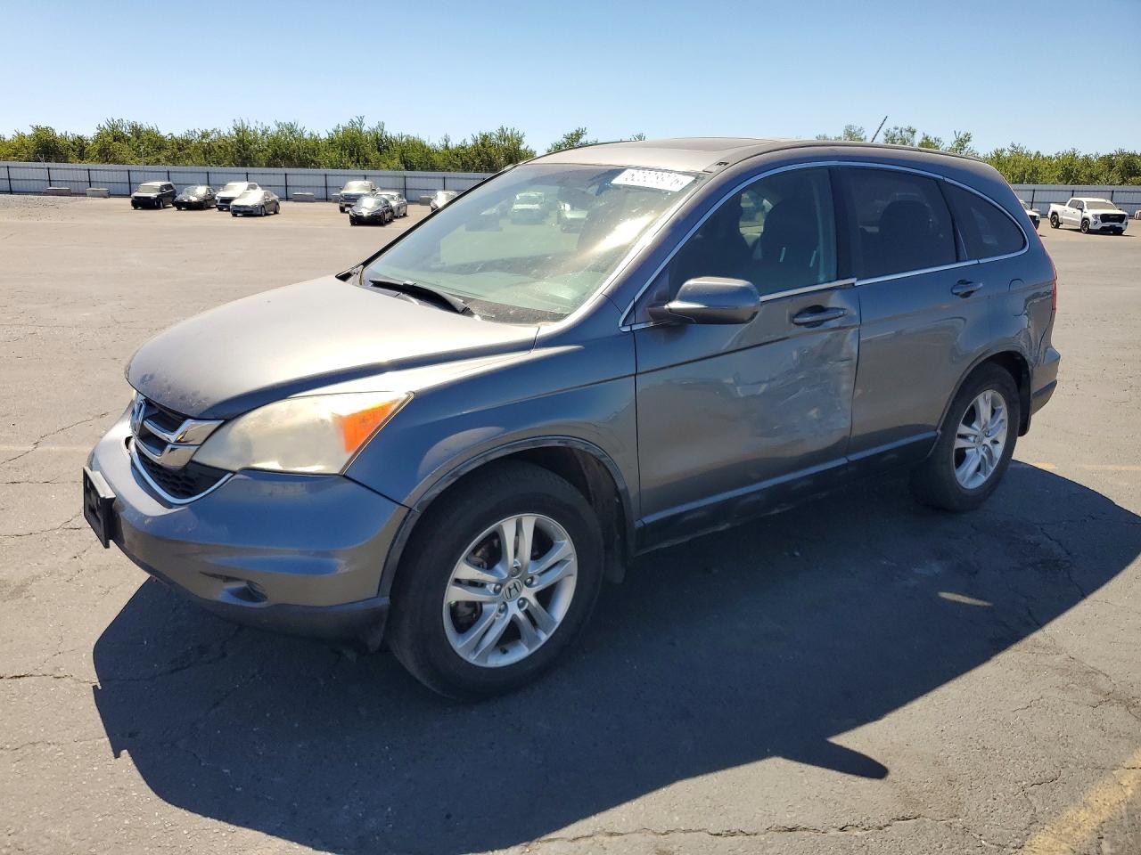 2010 Honda Cr-v Exl Gray vin: JHLRE4H79AC003581