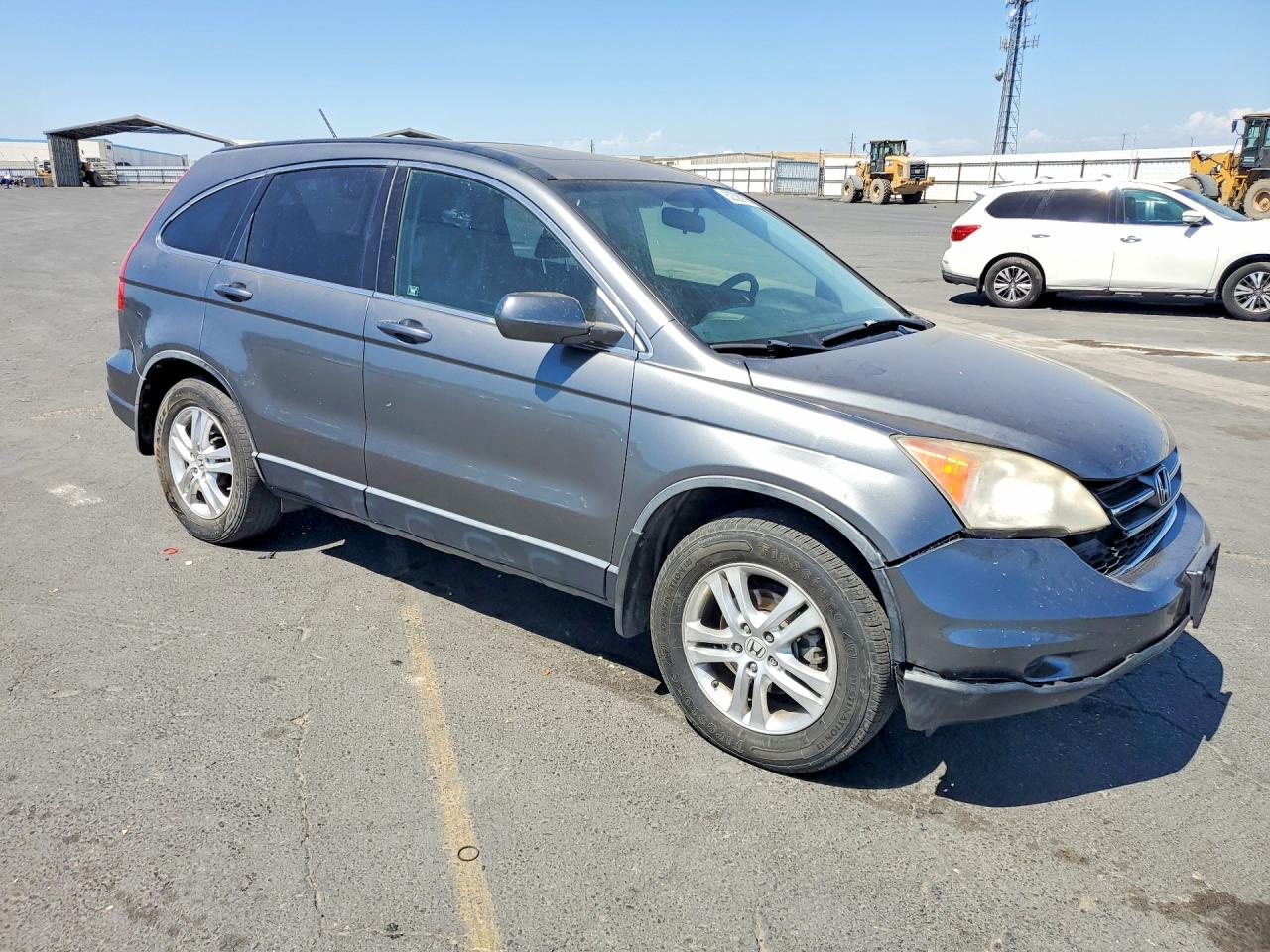 2010 Honda Cr-v Exl Gray vin: JHLRE4H79AC003581