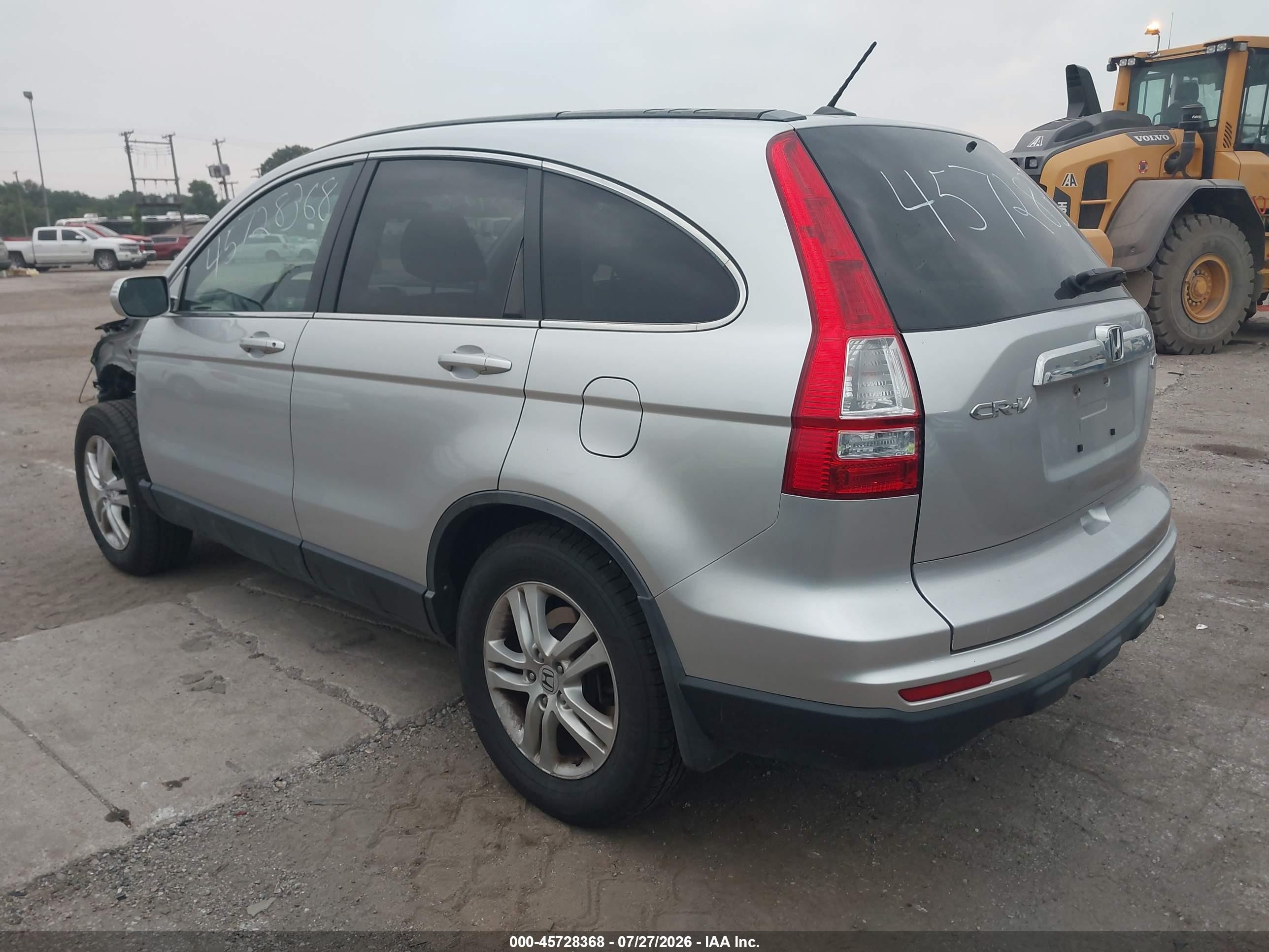 2010 Honda Cr-v Ex-l Silver vin: JHLRE4H79AC009669