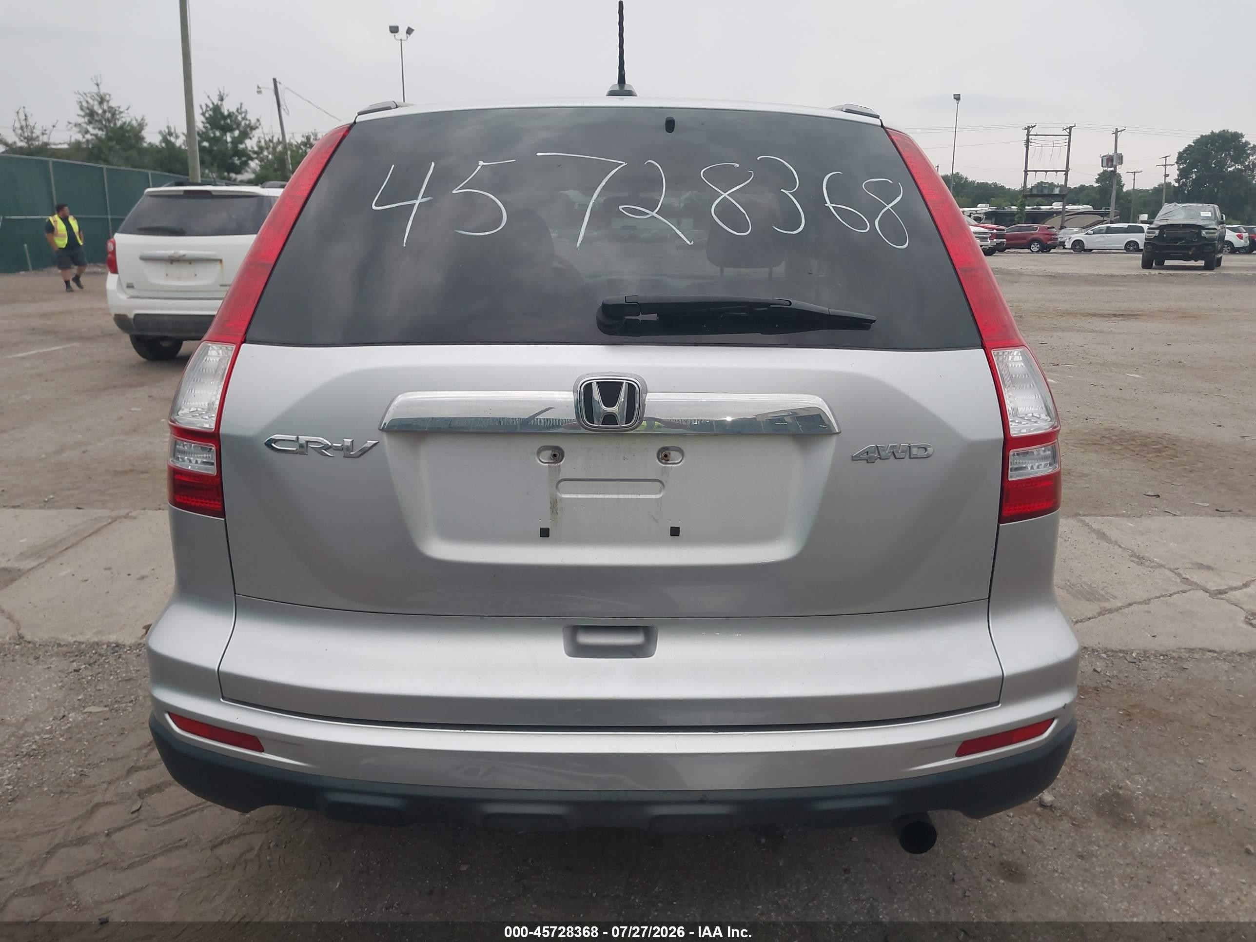 2010 Honda Cr-v Ex-l Silver vin: JHLRE4H79AC009669