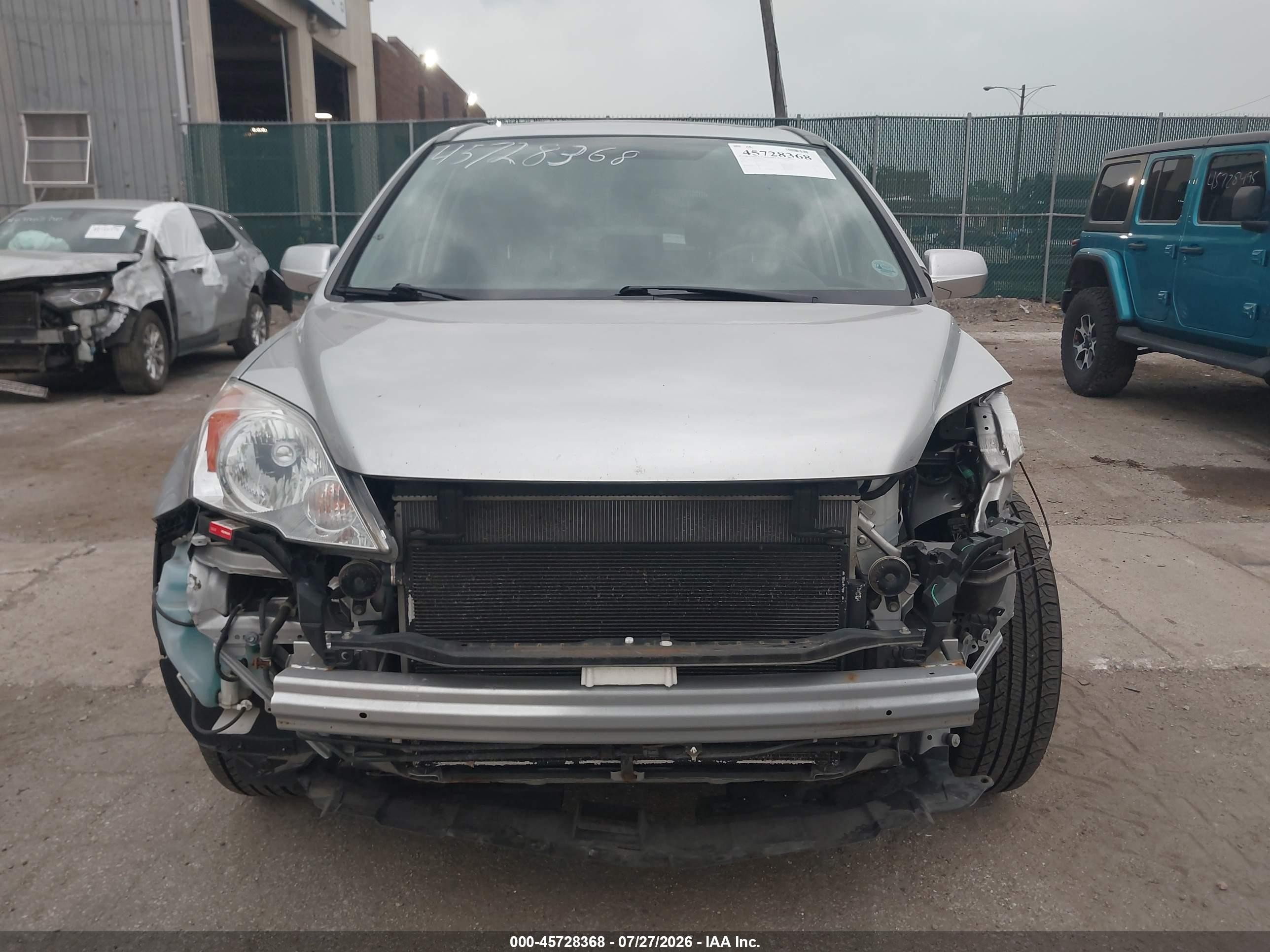 2010 Honda Cr-v Ex-l Silver vin: JHLRE4H79AC009669