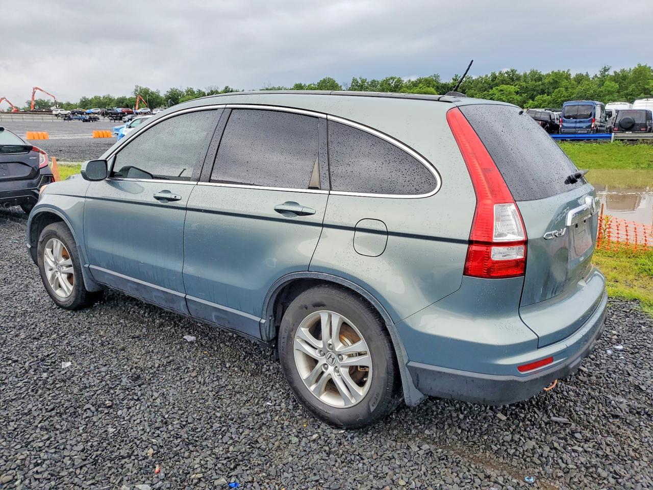 2011 Honda Cr-v Exl Green vin: JHLRE4H79BC019443