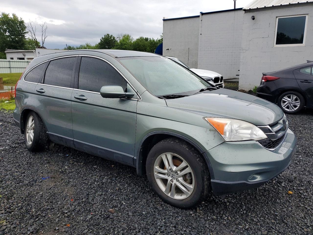 2011 Honda Cr-v Exl Green vin: JHLRE4H79BC019443