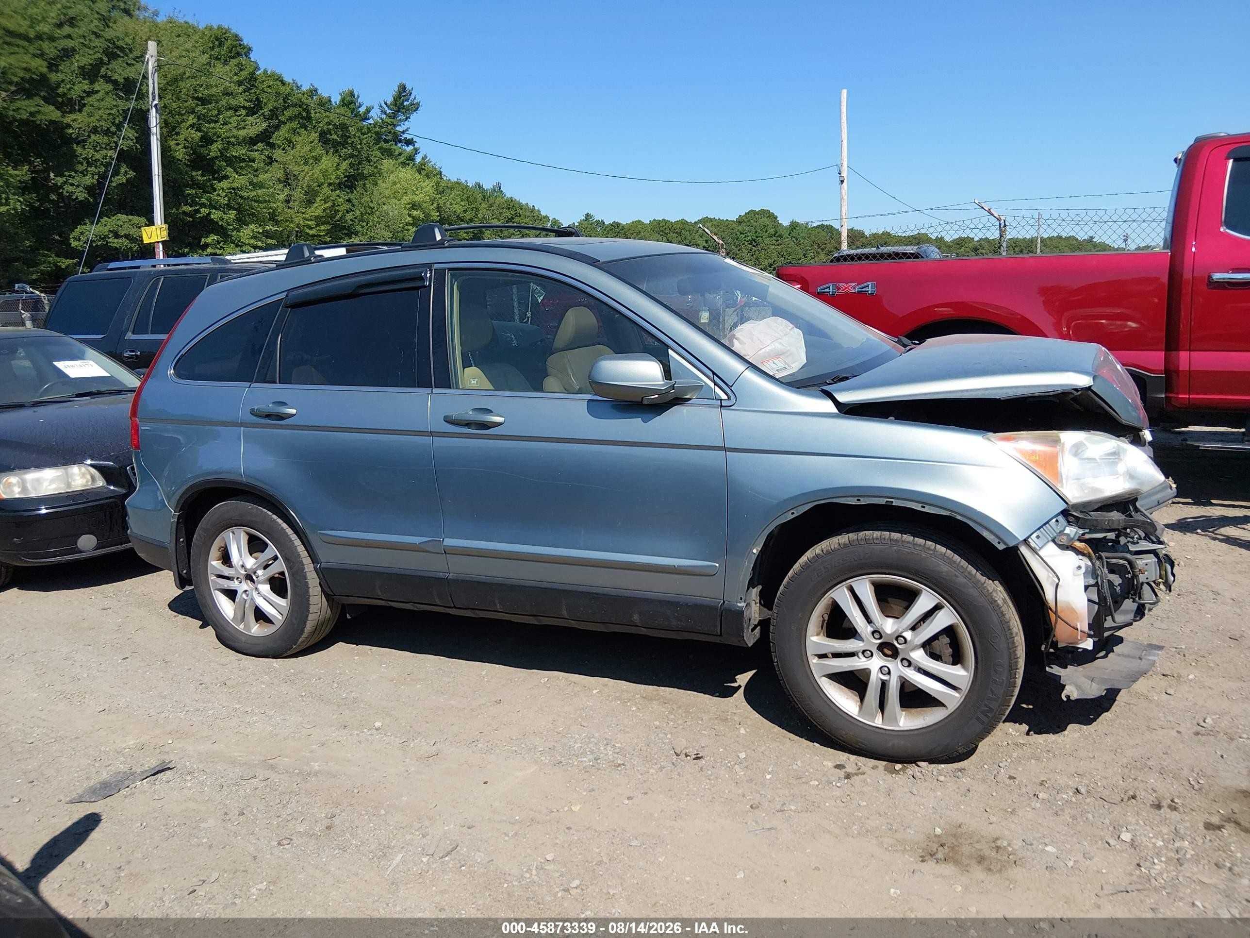 2011 Honda Cr-v Ex-l Gray vin: JHLRE4H79BC021774