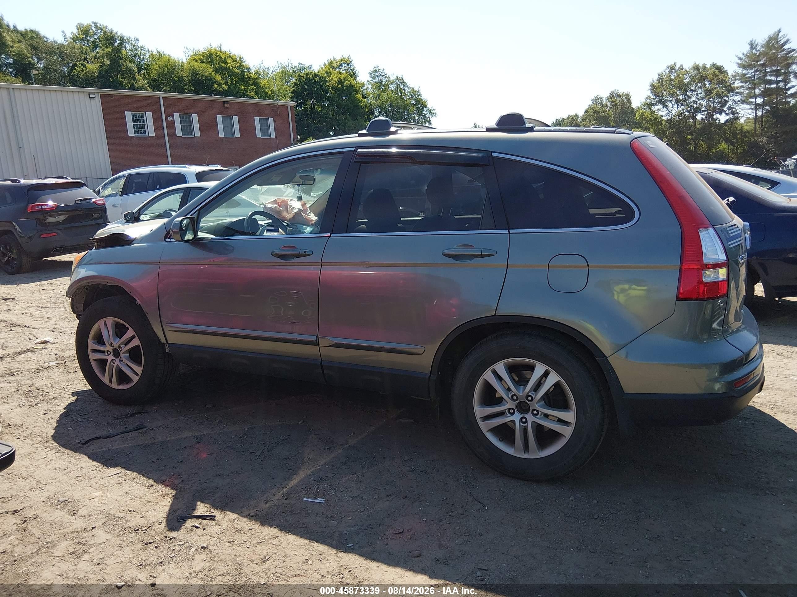 2011 Honda Cr-v Ex-l Gray vin: JHLRE4H79BC021774